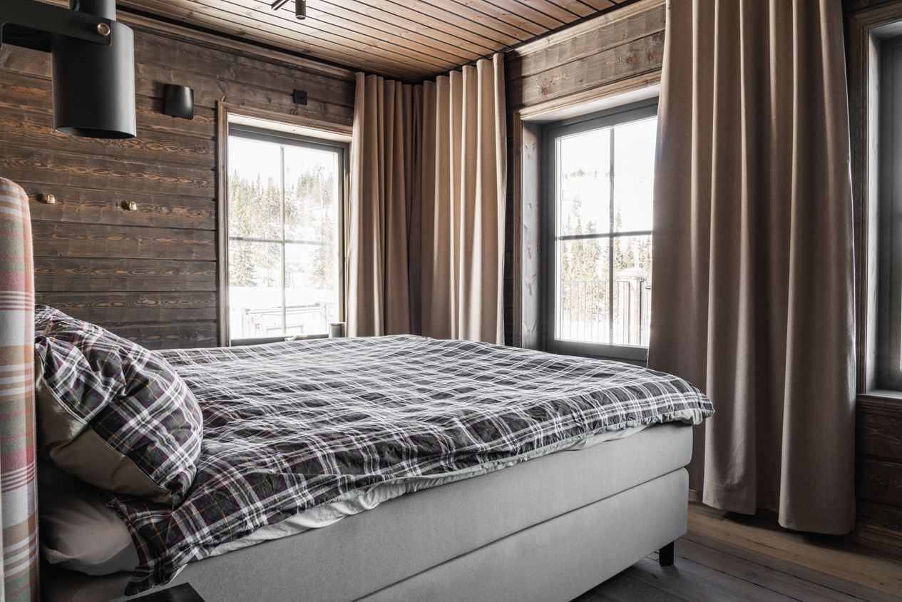 chambre maison en bois chalet à la montagne