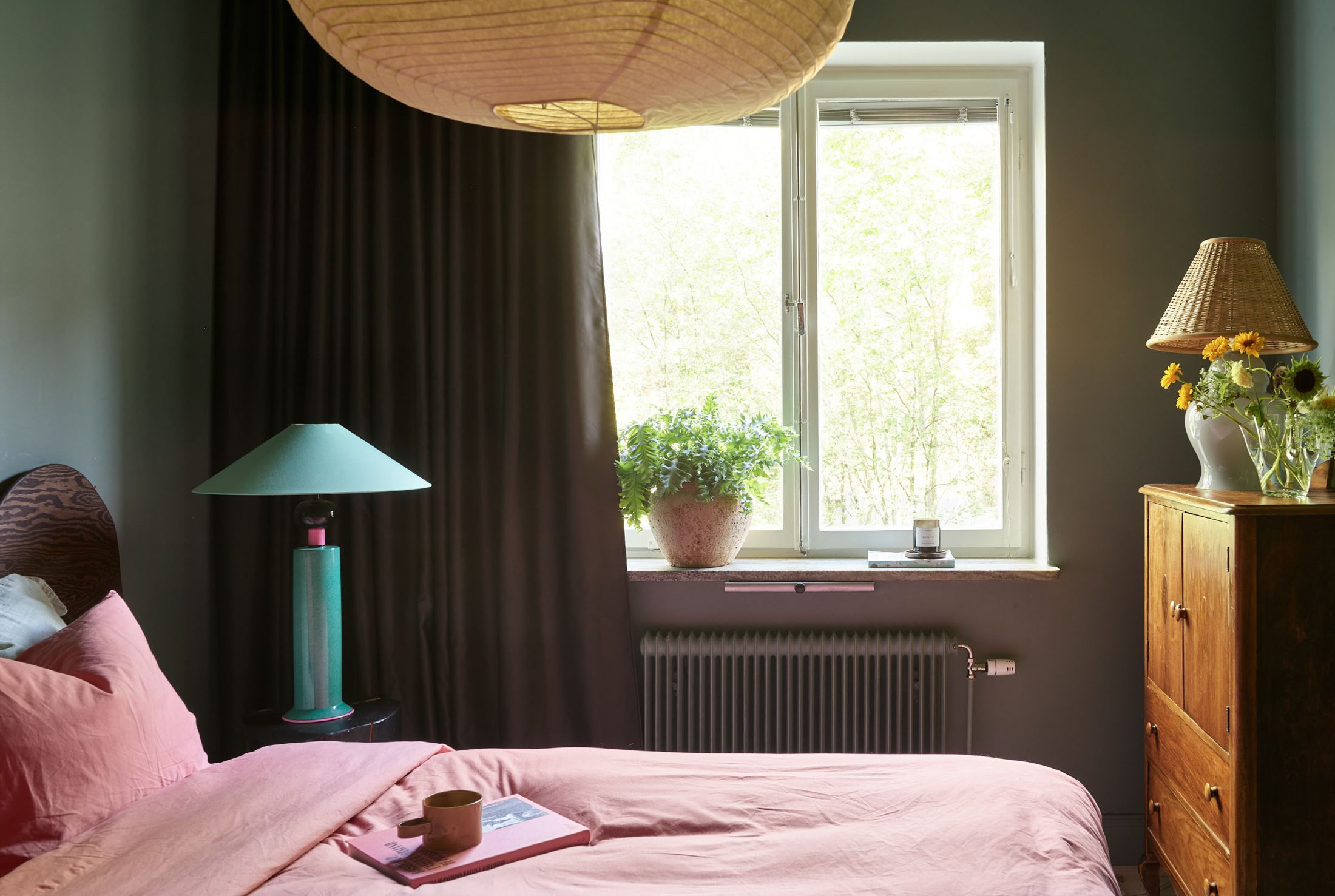chambre verte dans appartement décoration vintage chambre verte dans appartement décoration vintage