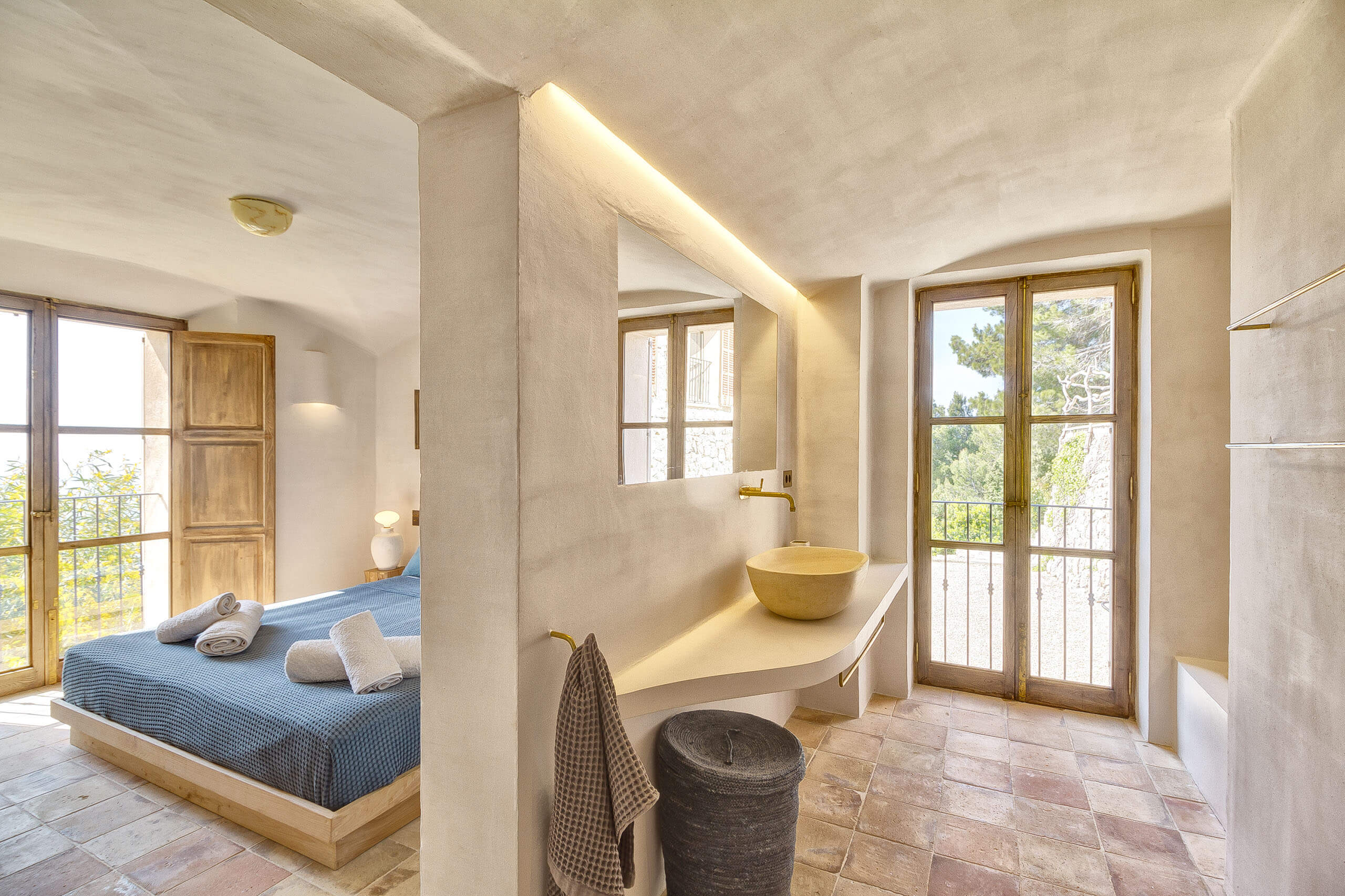 chambre avec salle de bain Majorque Casa Pride