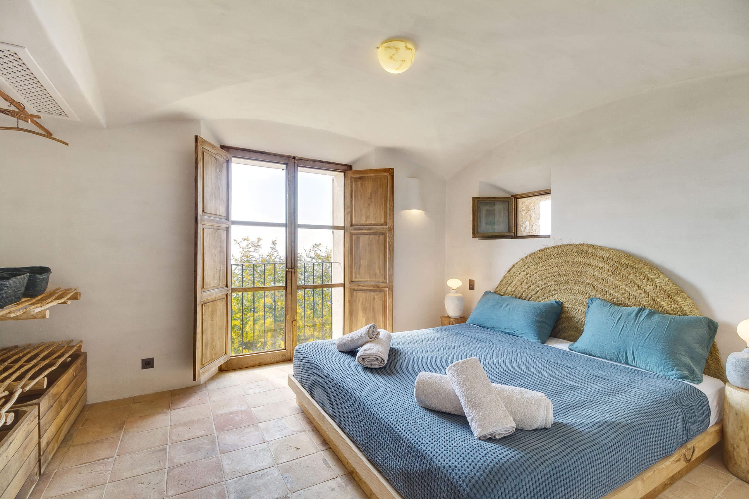 chambre maison en pierres Majorque Casa Pride