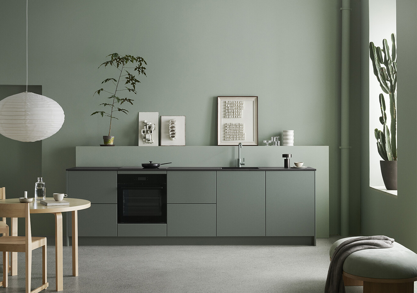 décoration ton sur ton verte décoration ton sur ton verte