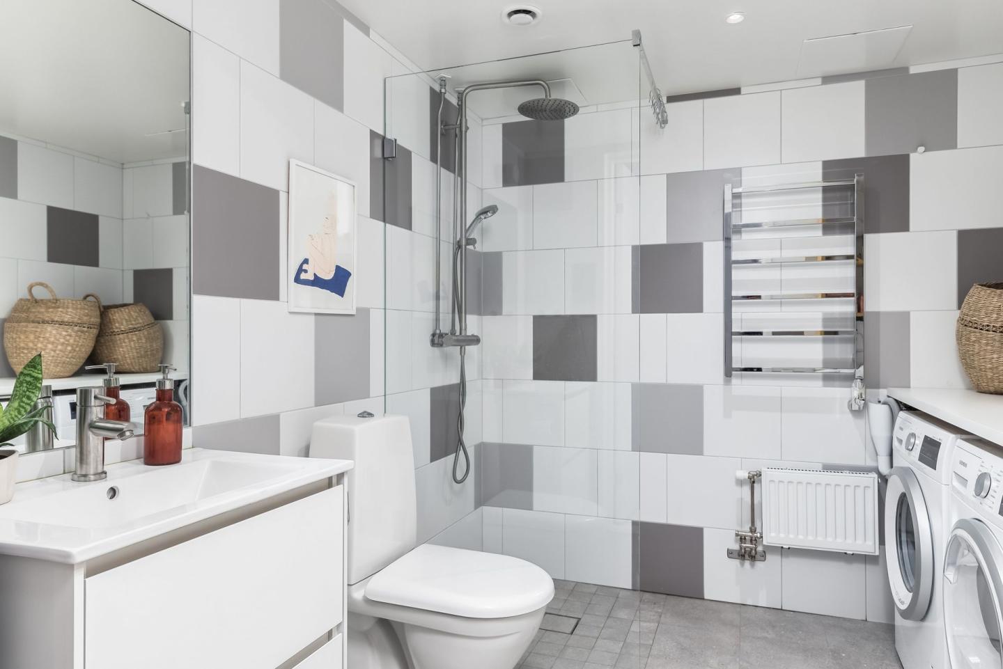 salle de bain blanche et grise salle de bain blanche et grise