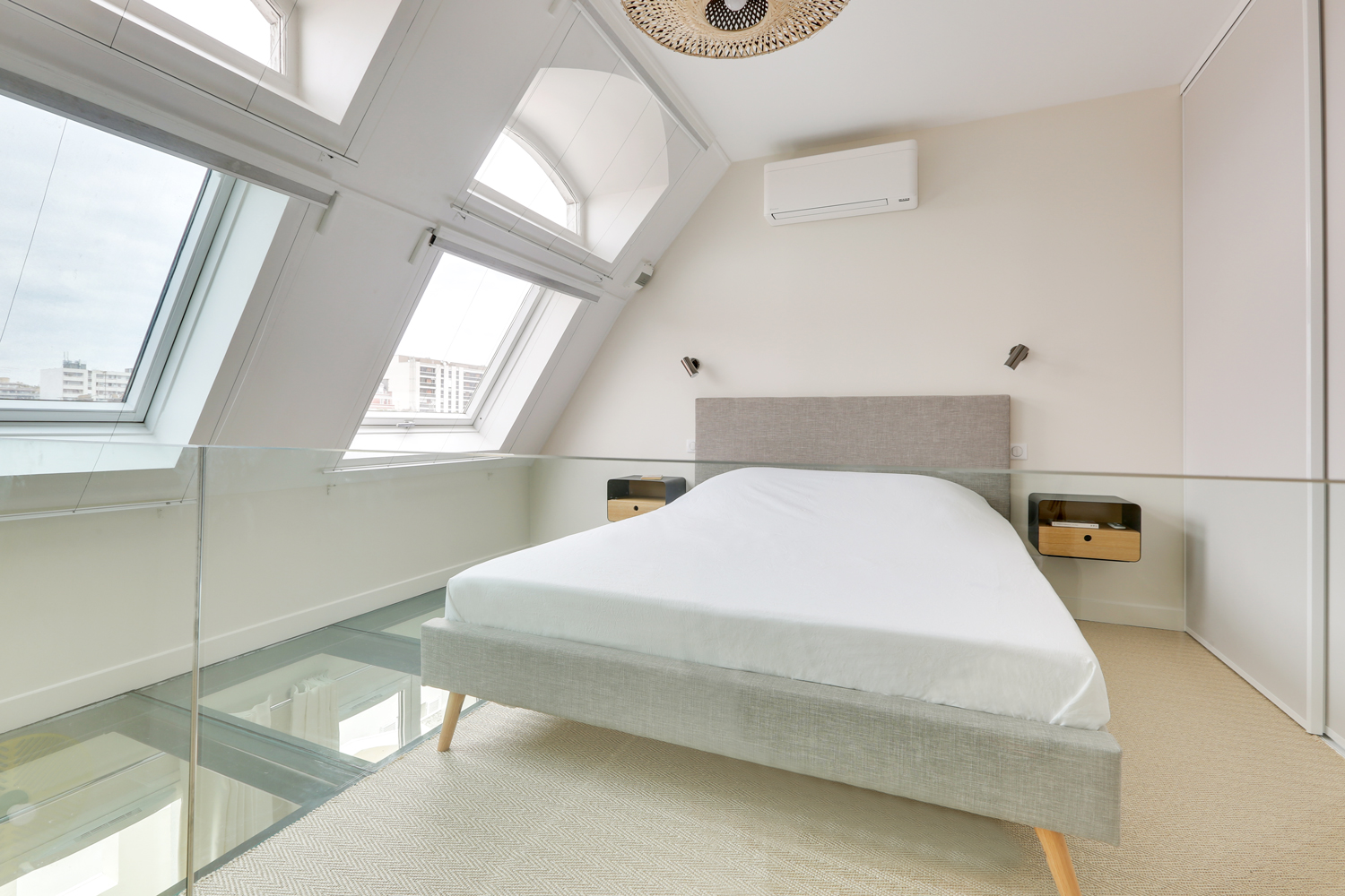 chambre appartement 38m2 Paris en duplex chambre appartement 38m2 Paris en duplex