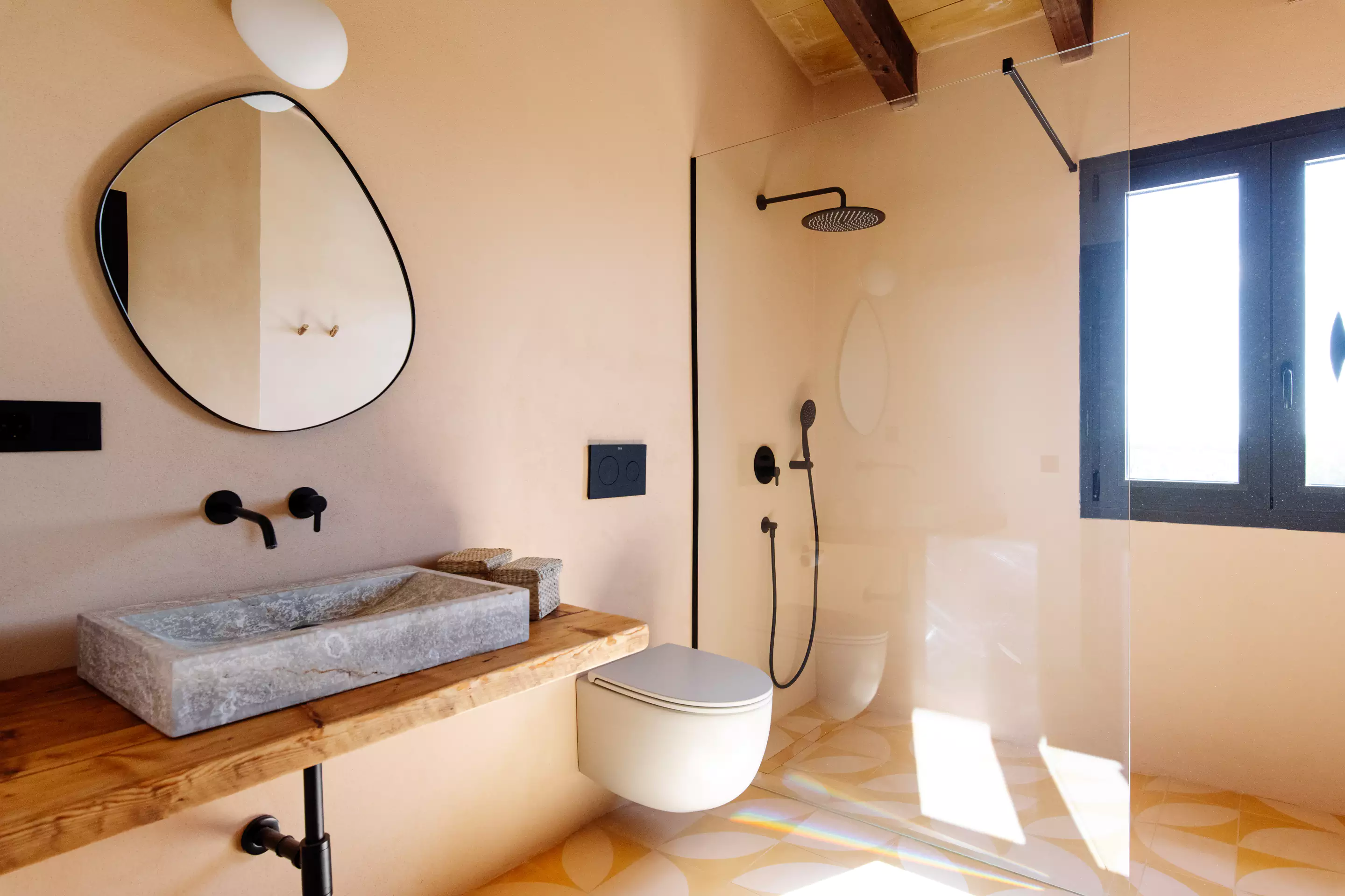 salle de bain murs enduits salle de bain murs enduits