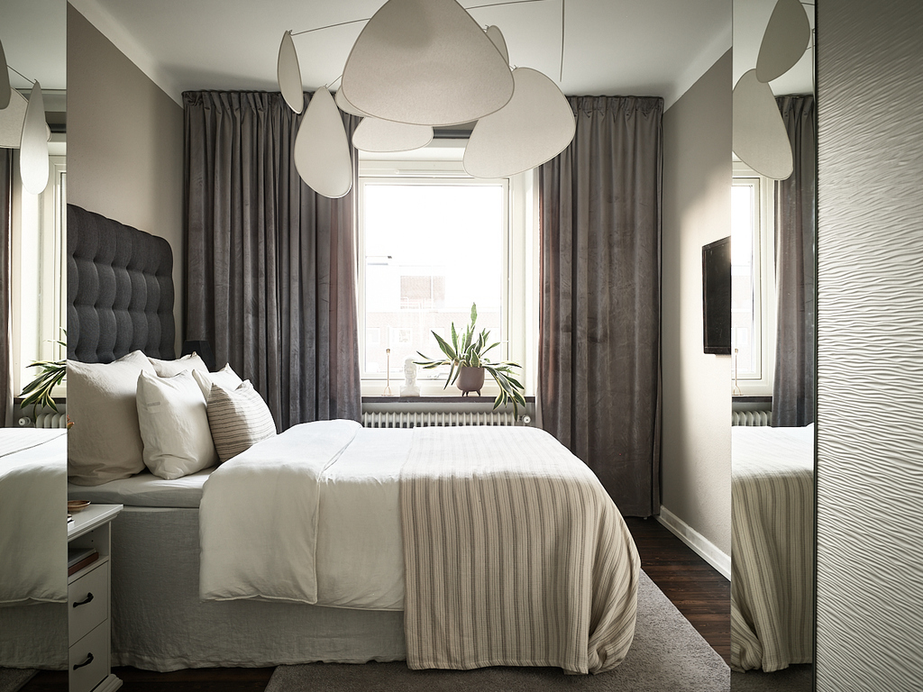 chambre décoration contemporaine beige