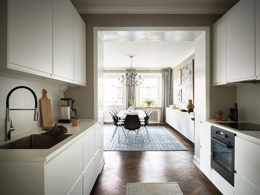 cuisine design blanche