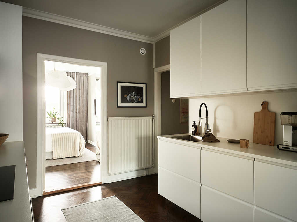 cuisine design blanche