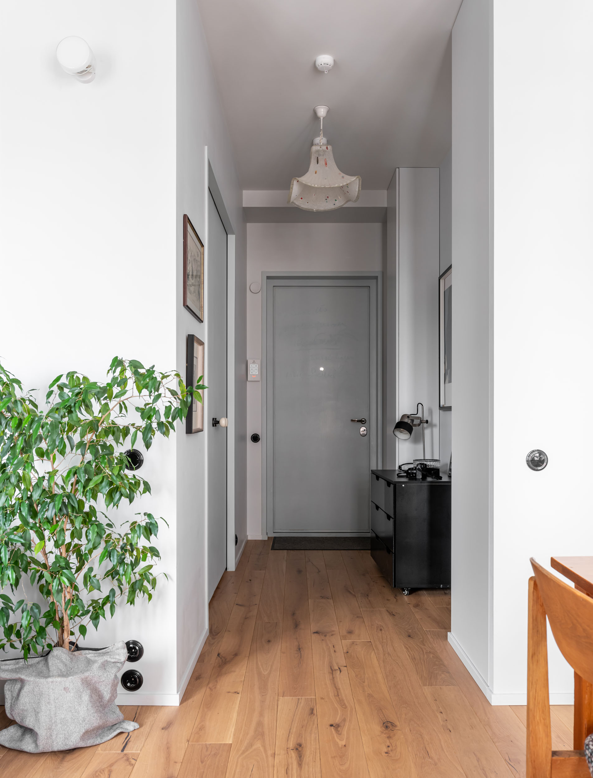 entrée décoration contemporaine appartement 40m2