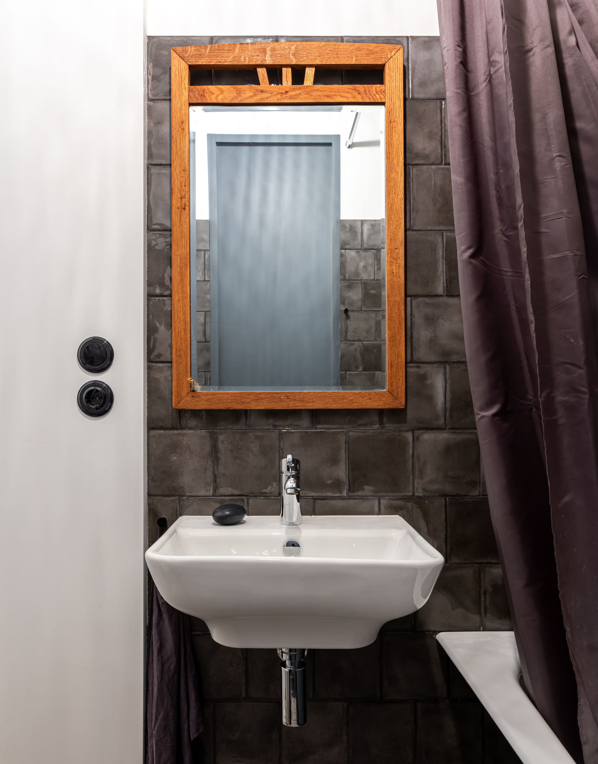 salle de bain décoration contemporaine appartement 40m2