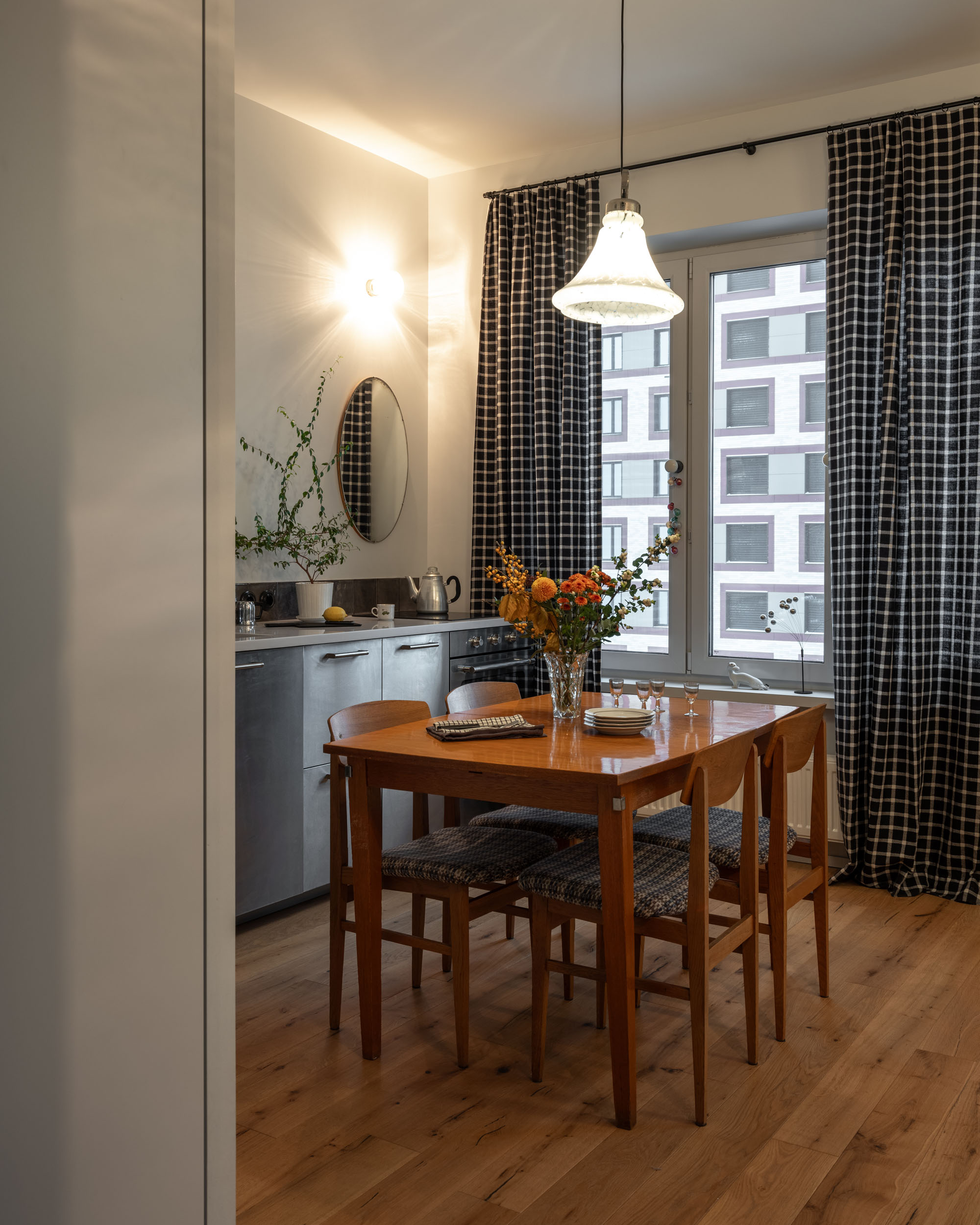 cuisine ouverte décoration contemporaine appartement 40m2