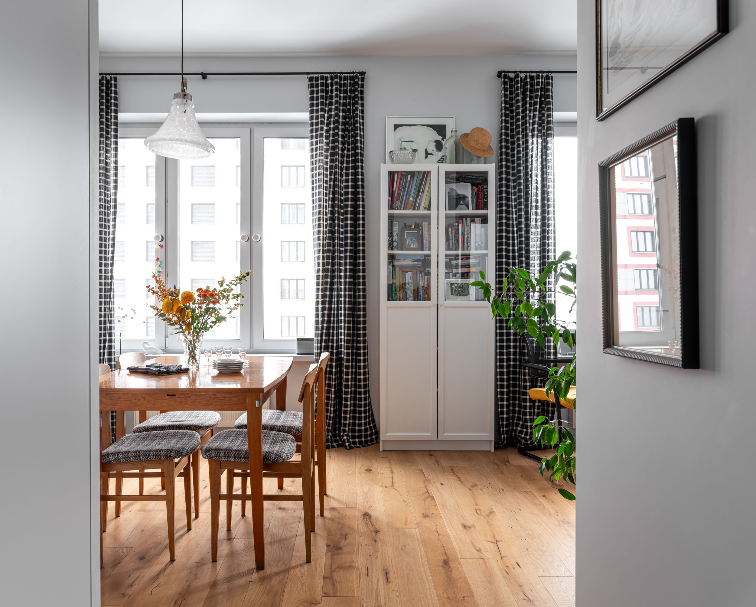 salle à manger décoration contemporaine appartement 40m2