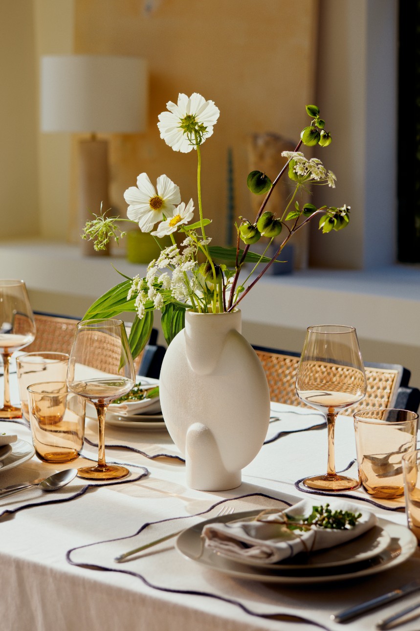 table décoration printemps