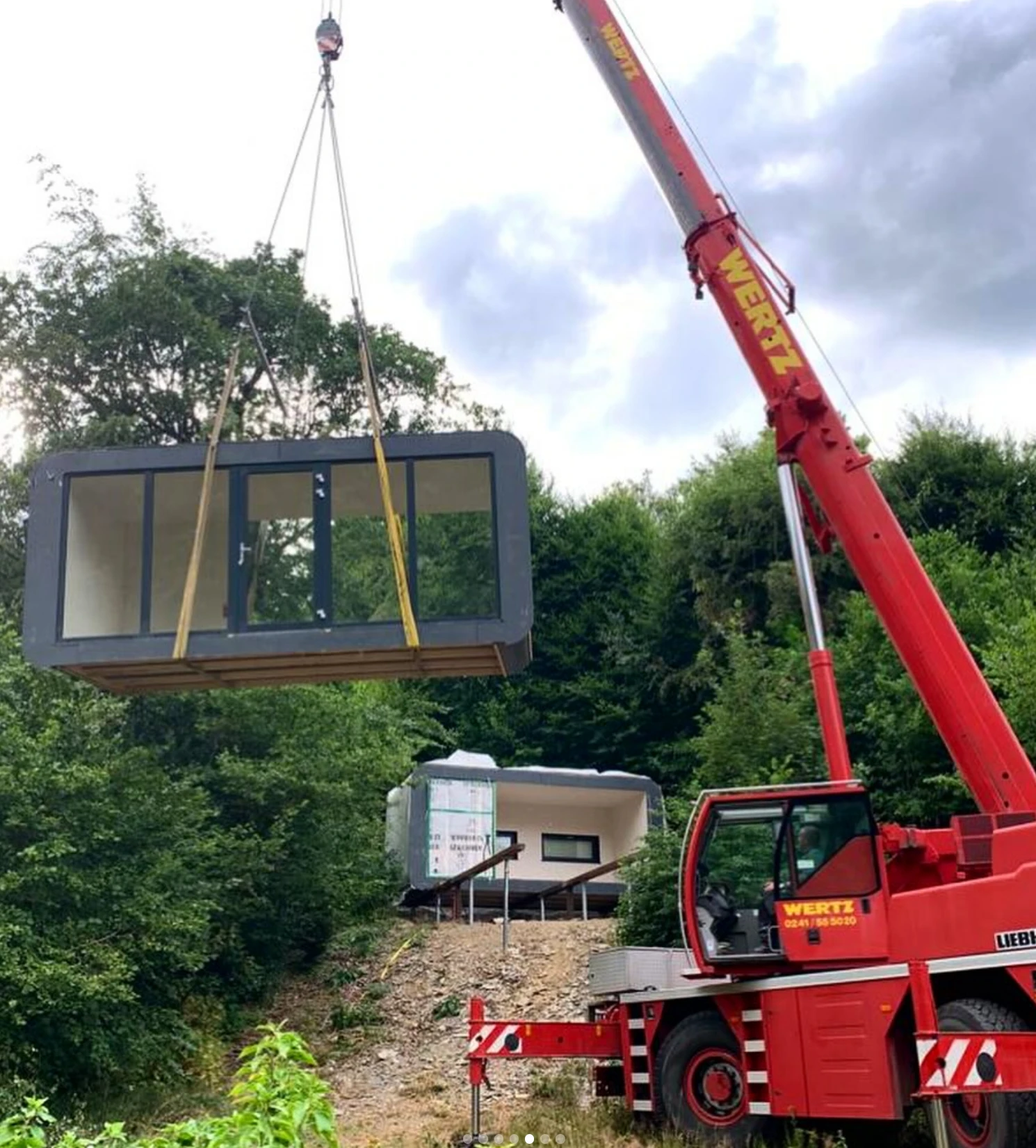 livraison maison préfabriquée avec grue livraison maison préfabriquée avec grue