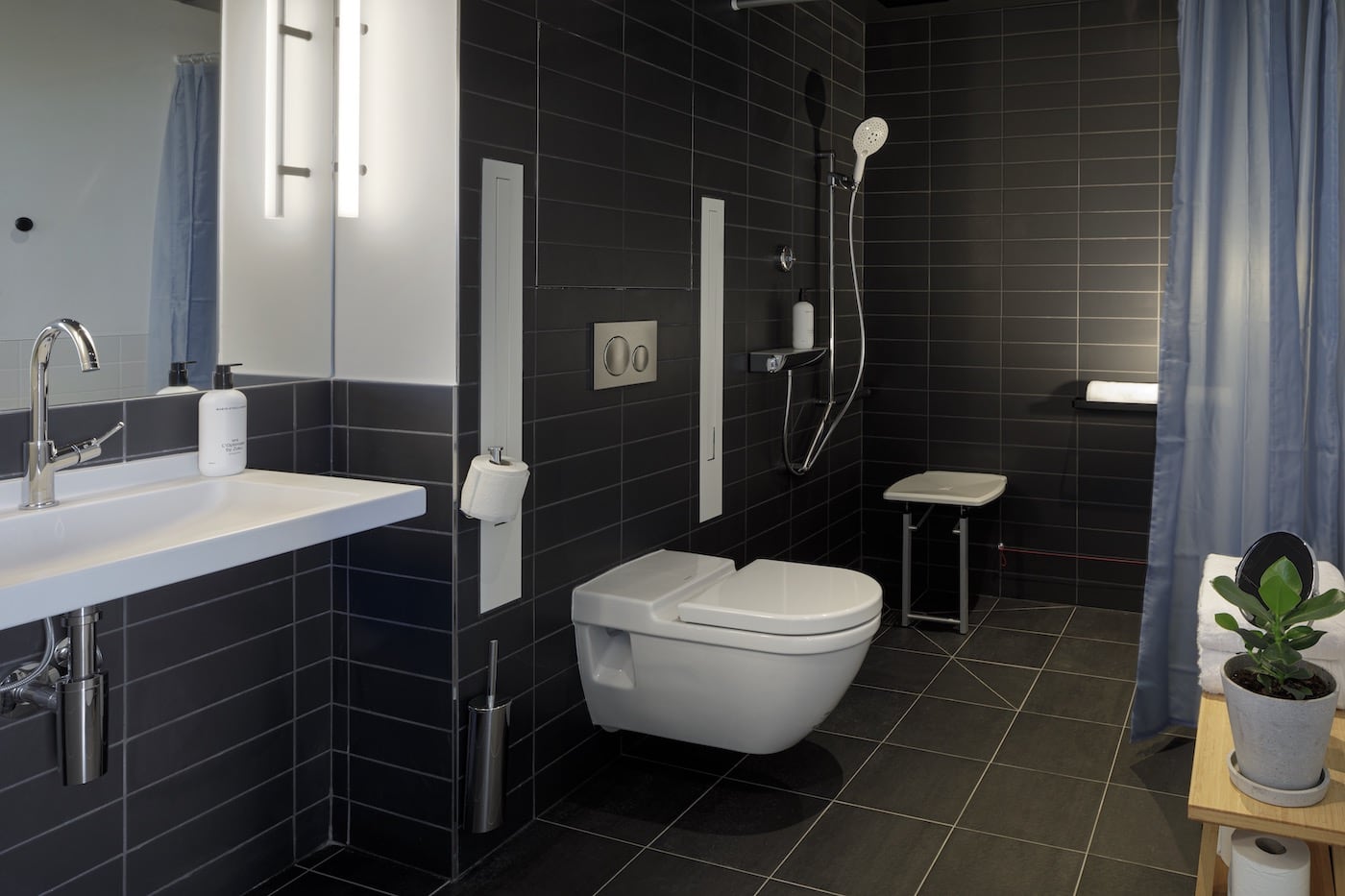 salle de bain noire salle de bain noire
