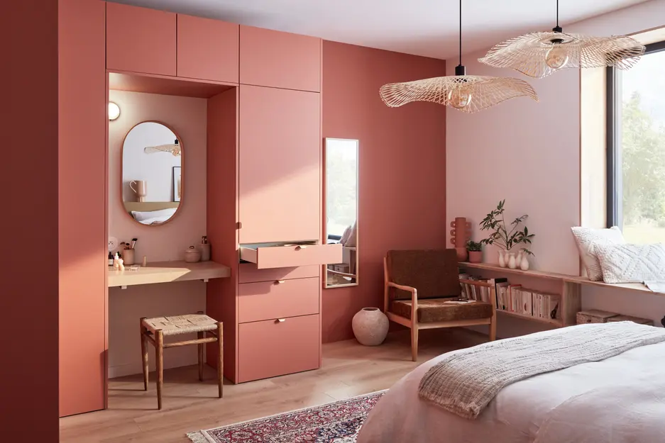 chambre avec dressing décoration terracotta chambre avec dressing décoration terracotta