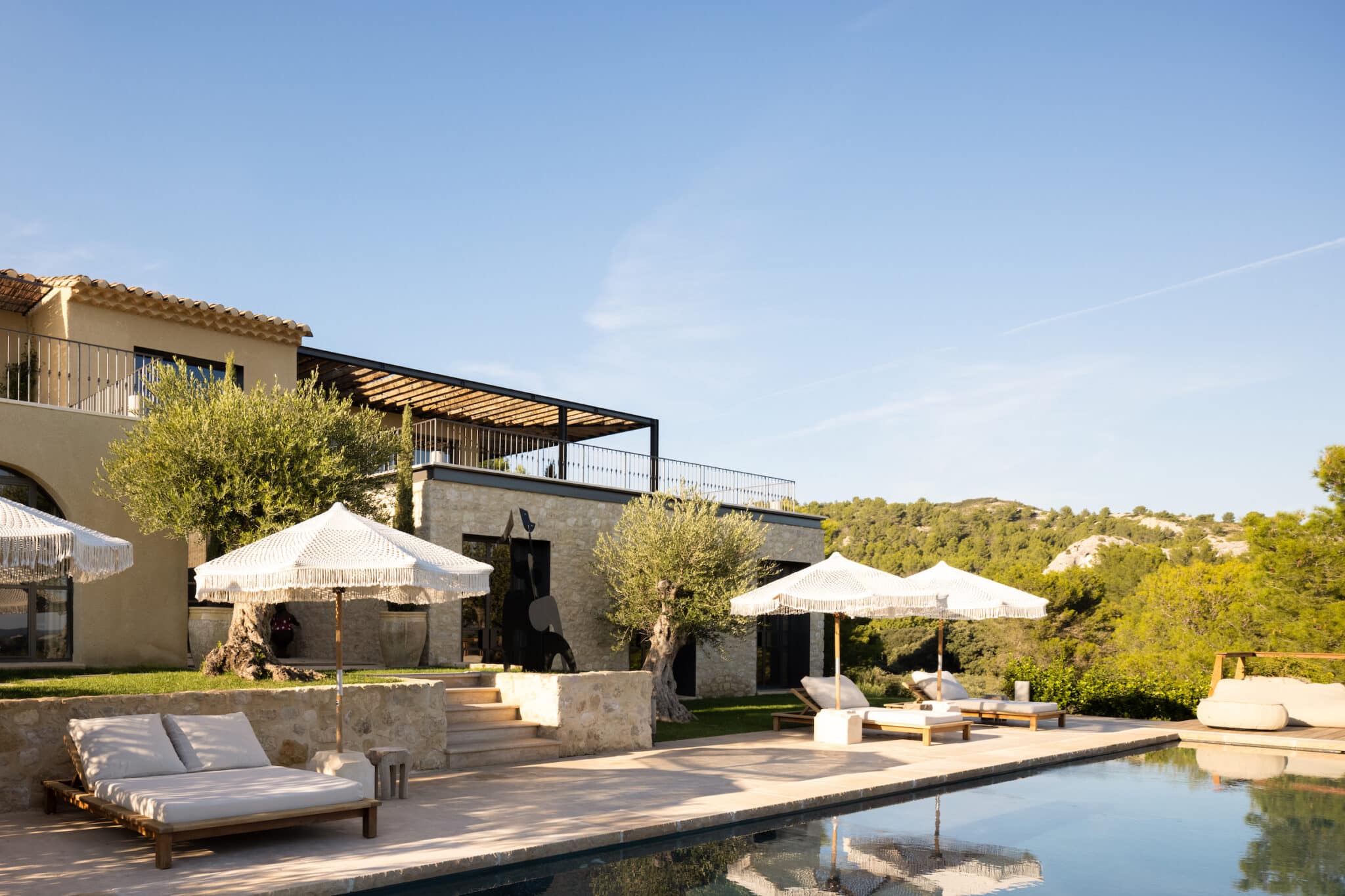 jardin avec piscine