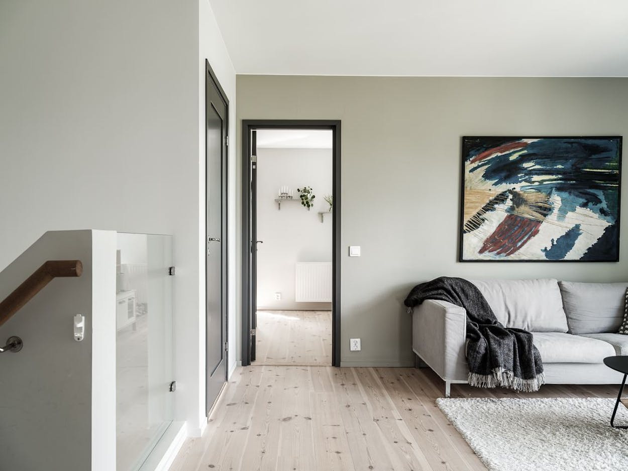 mezzanine décoration scandinave maison en bois
