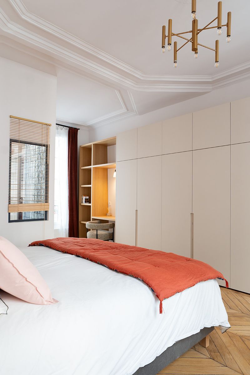 chambre décoration design appartement Paris