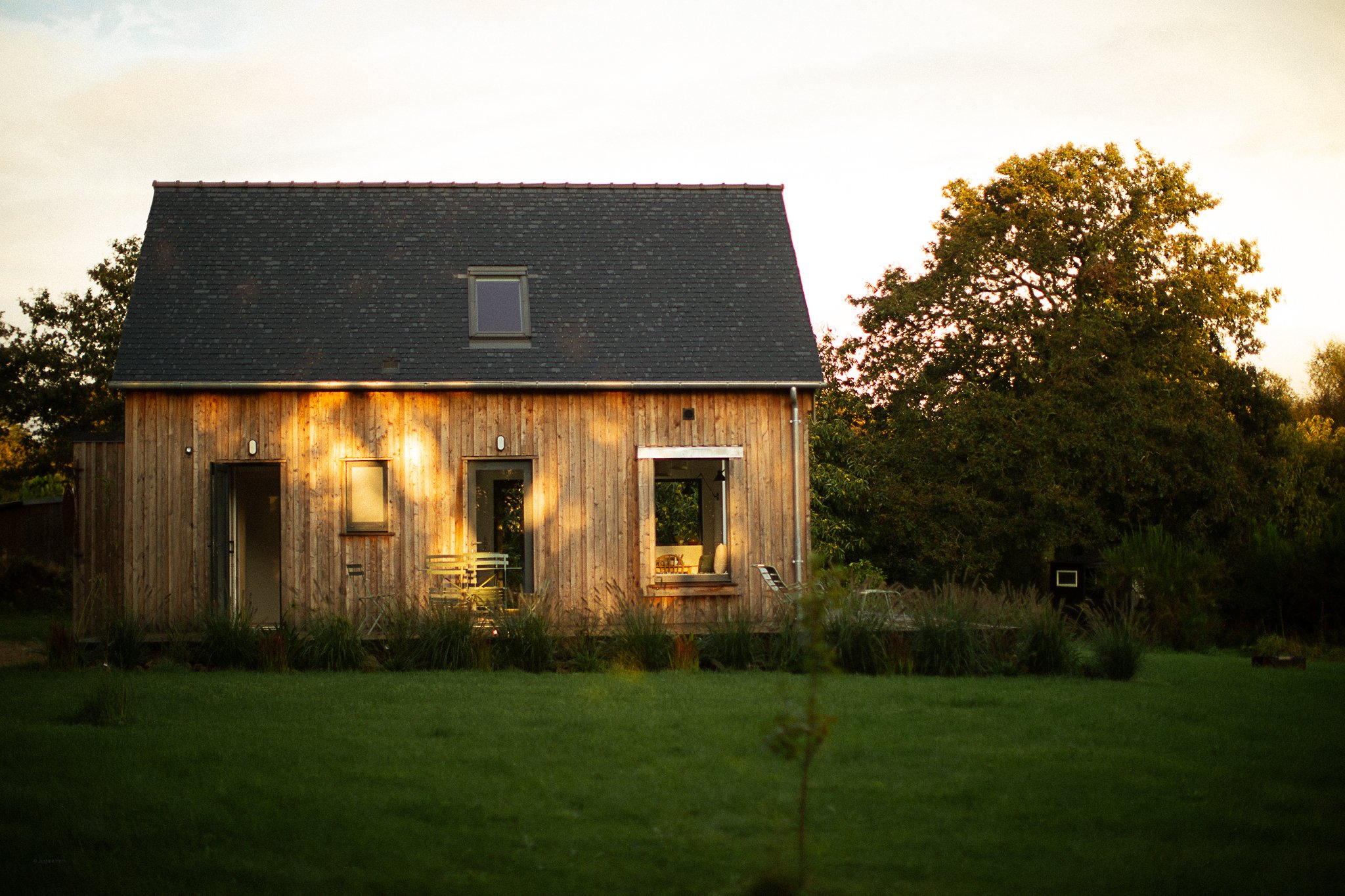 maison en bois monts d'Arrée Douarenn