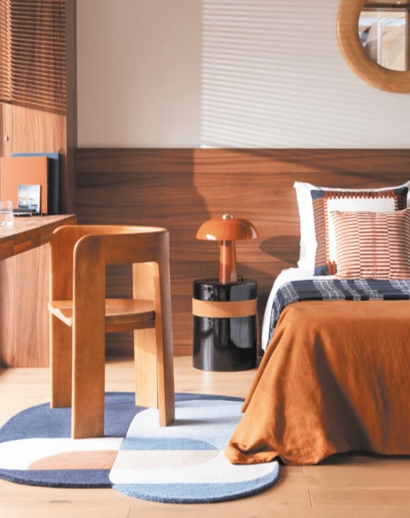 chambre mid-century