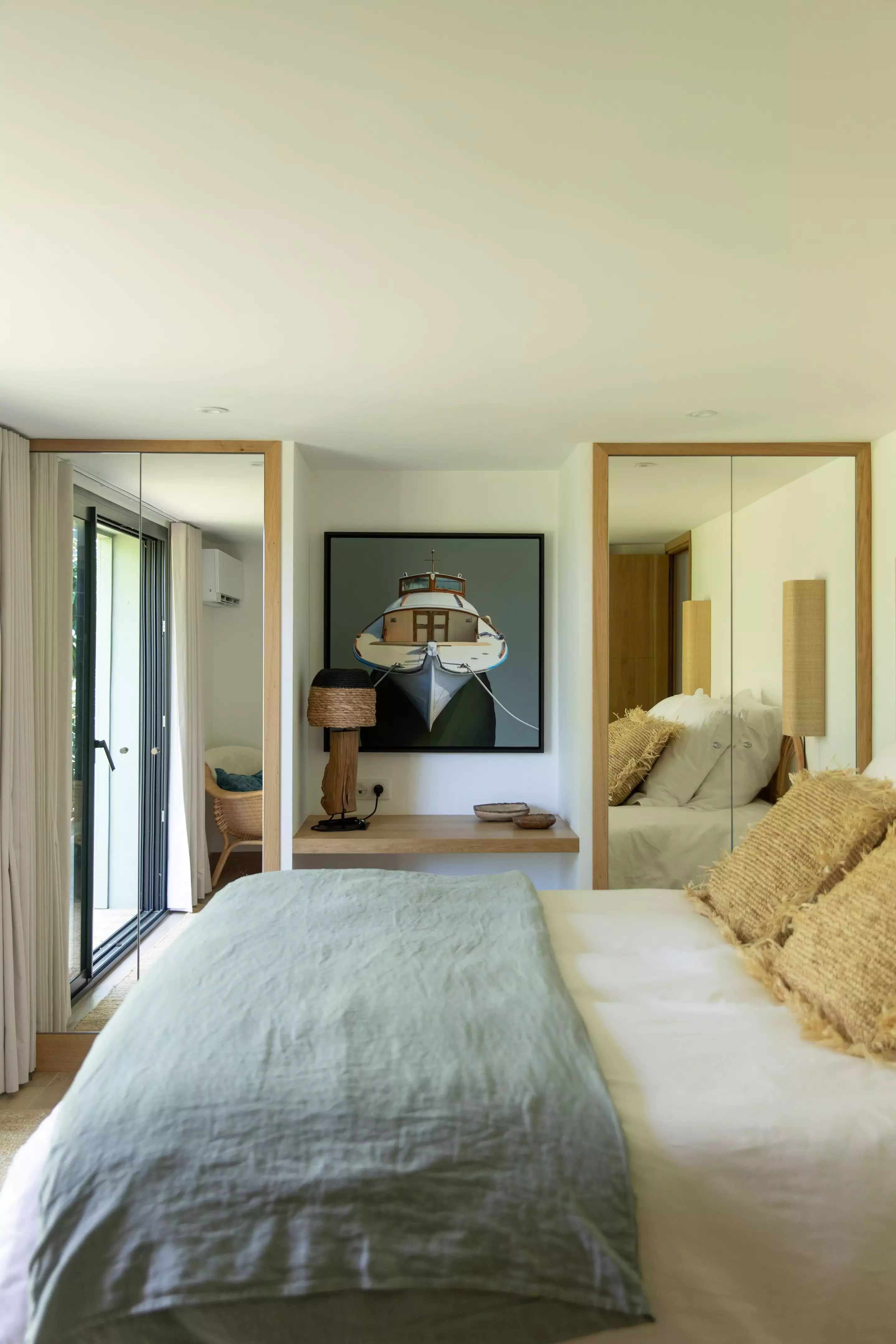 chambre maison en bois villa Mélyne Cap Ferret chambre maison en bois villa Mélyne Cap Ferret