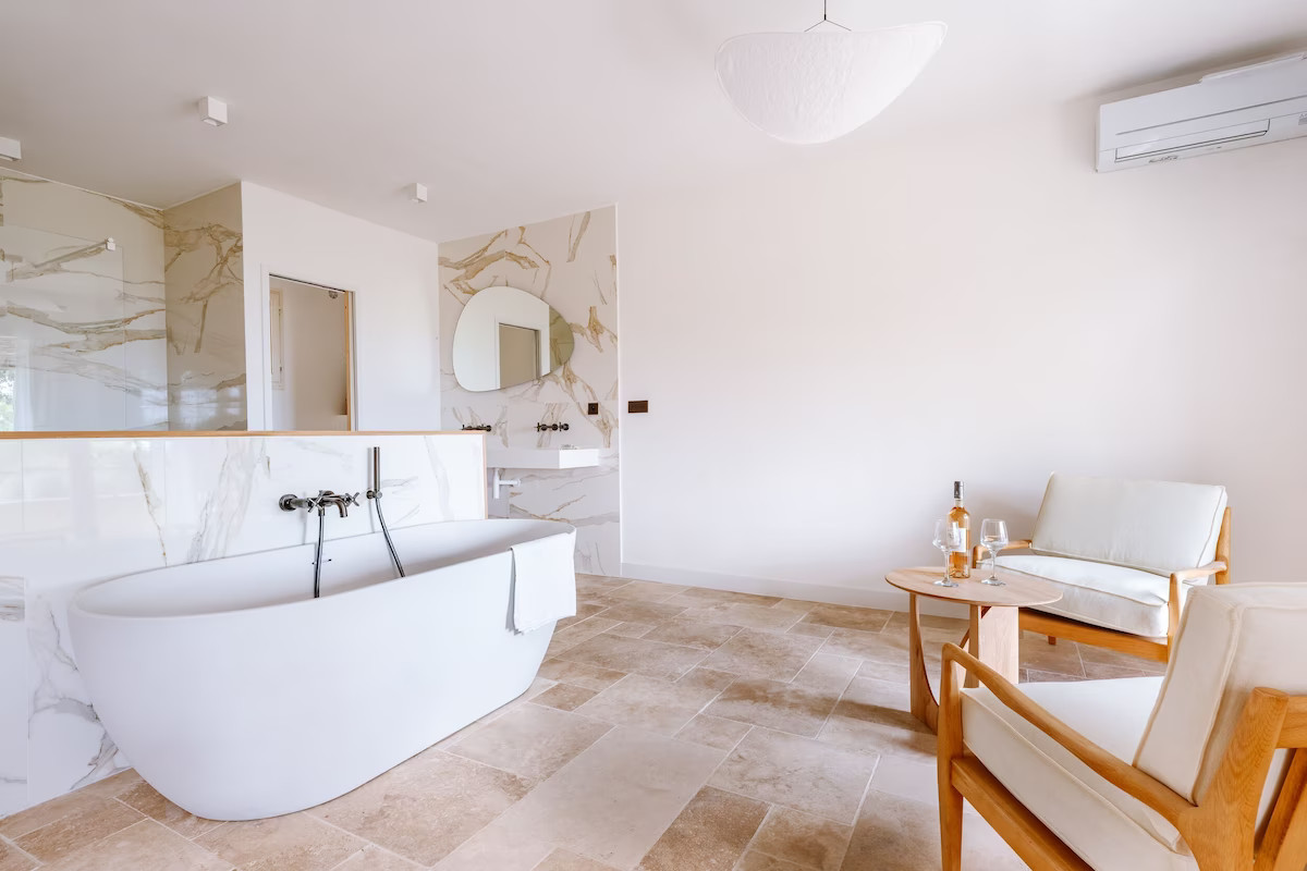 salle de bain design Mas du Loriot