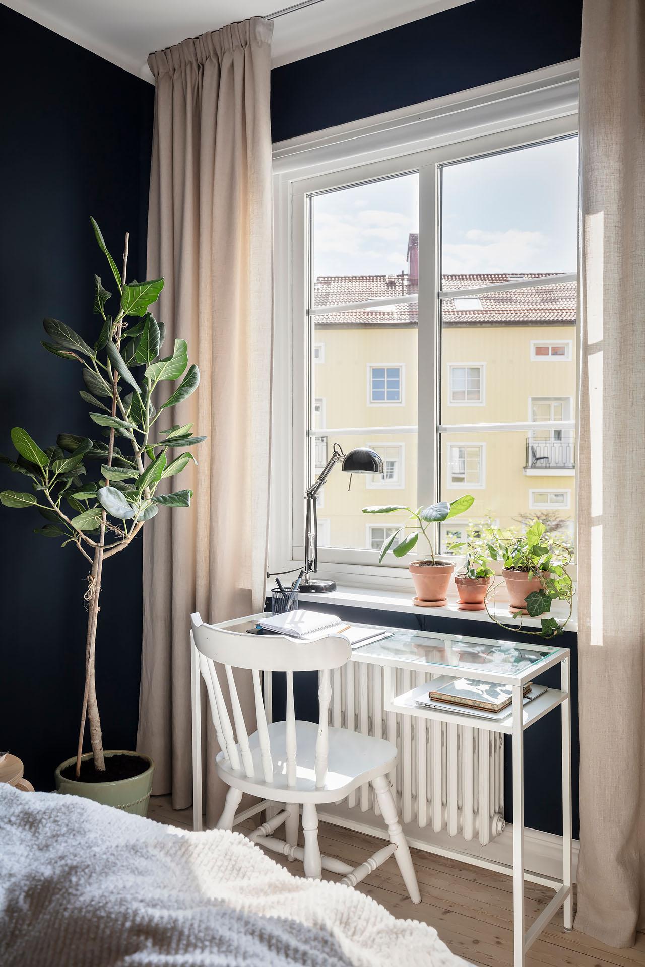 chambre mur bleu appartement décoration scandinave chambre mur bleu appartement décoration scandinave