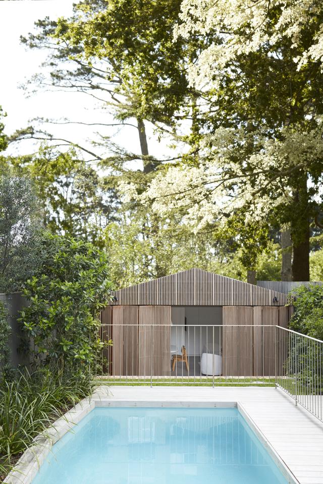 pool house façade bois pool house façade bois