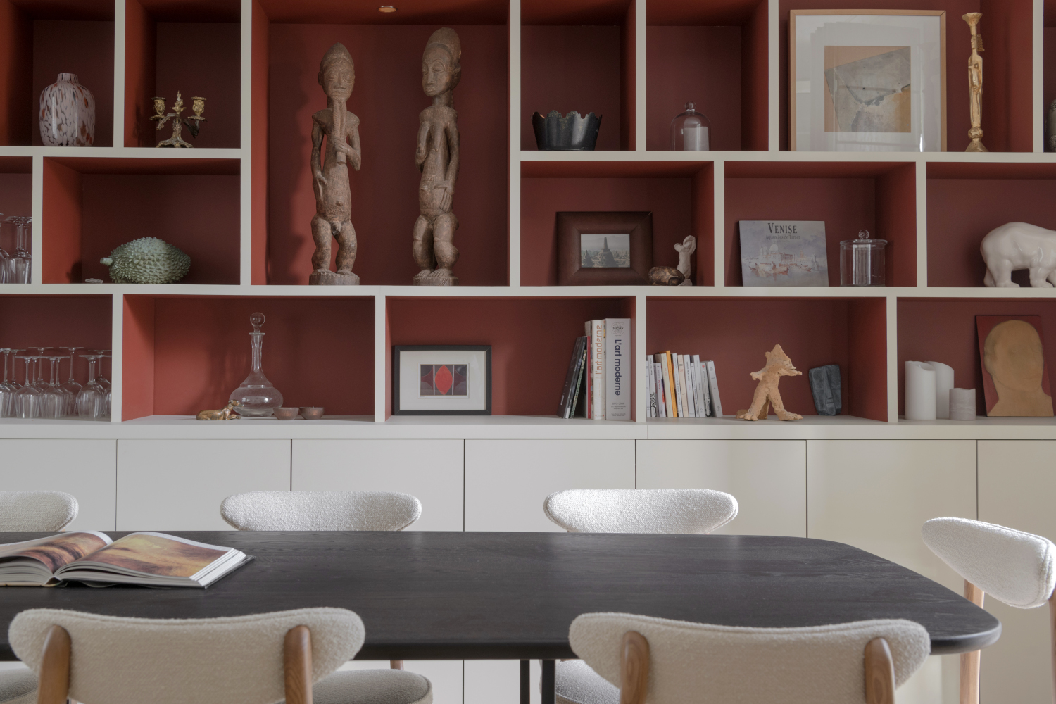 salle à manger avec bibliothèque sur mesure salle à manger avec bibliothèque sur mesure
