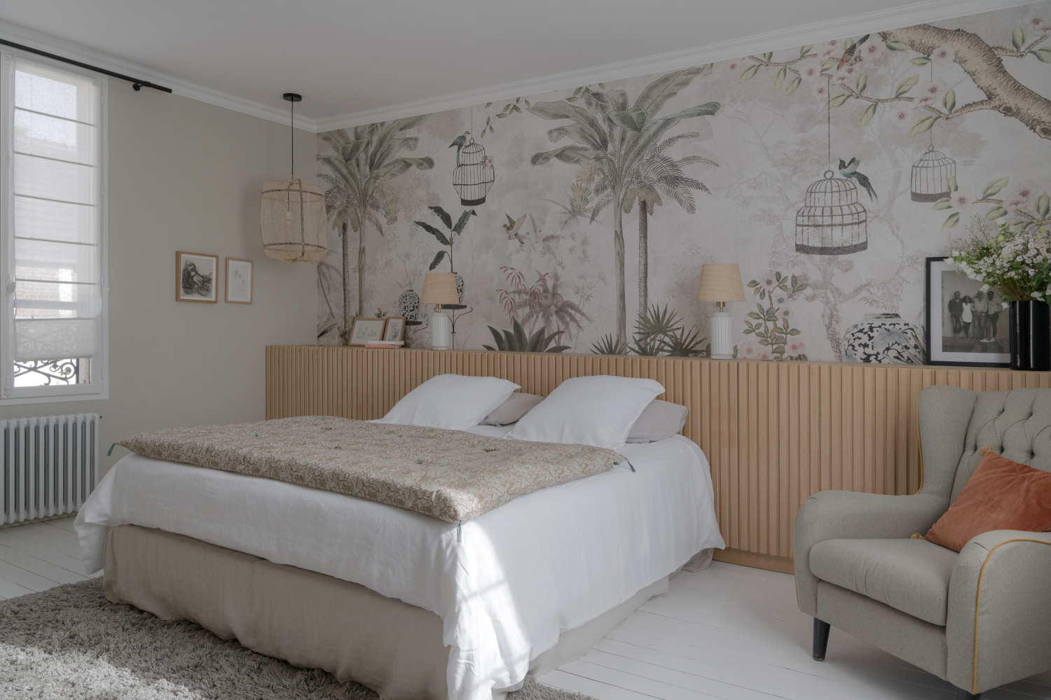 chambre avec papier-peint panoramique décoration contemporaine chambre avec papier-peint panoramique décoration contemporaine