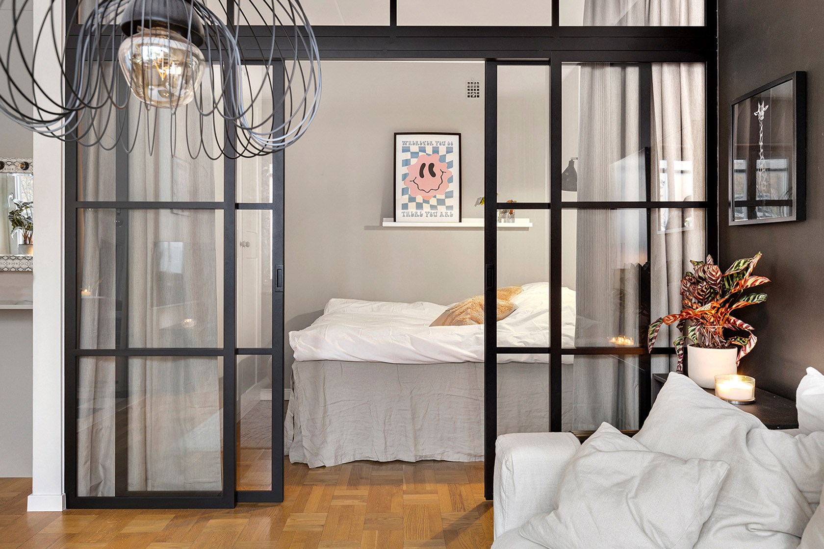 chambre alcôve avec verrière studio 35m2 chambre alcôve avec verrière studio 35m2