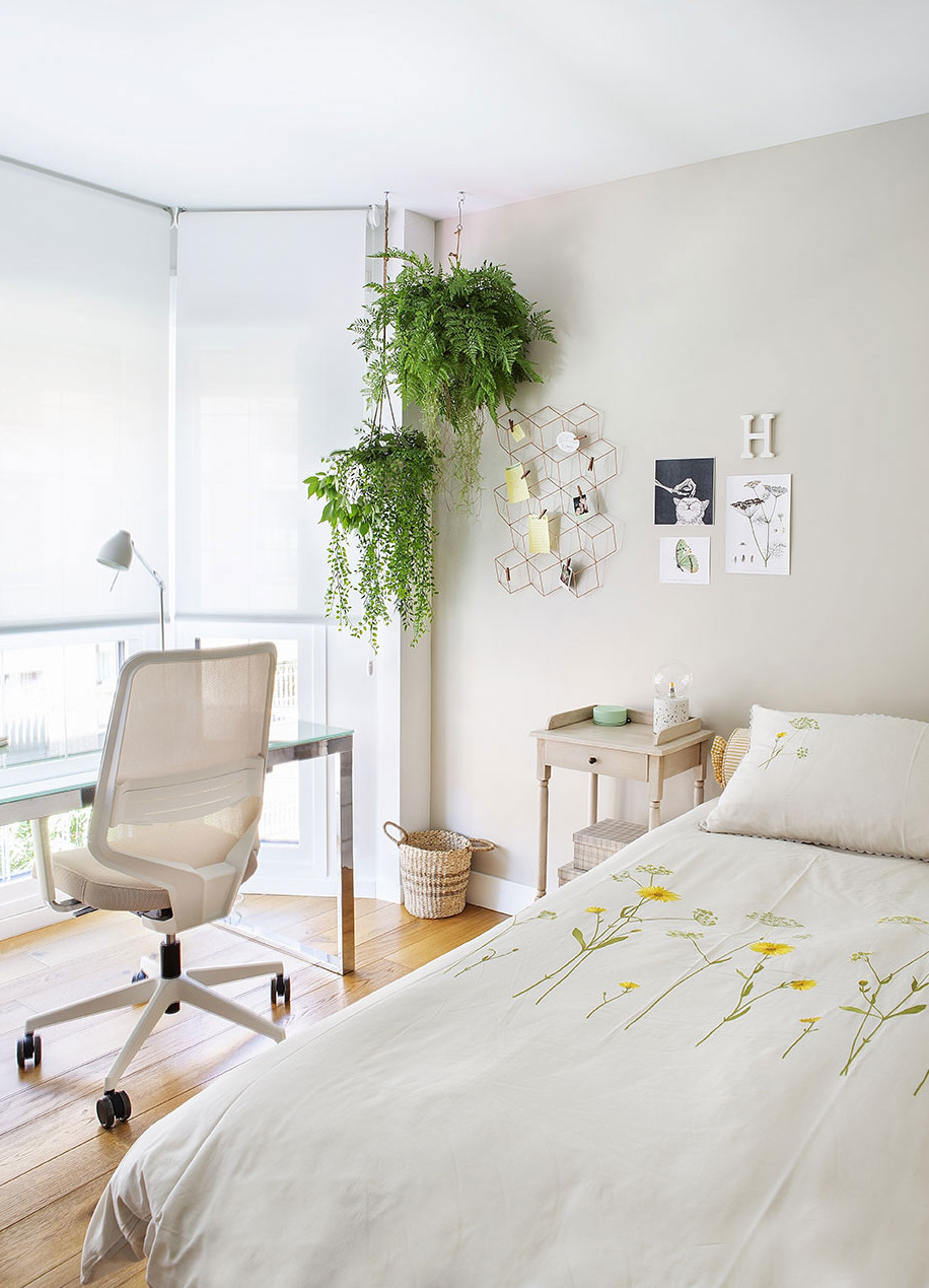 chambre blanche décoration contemporaine