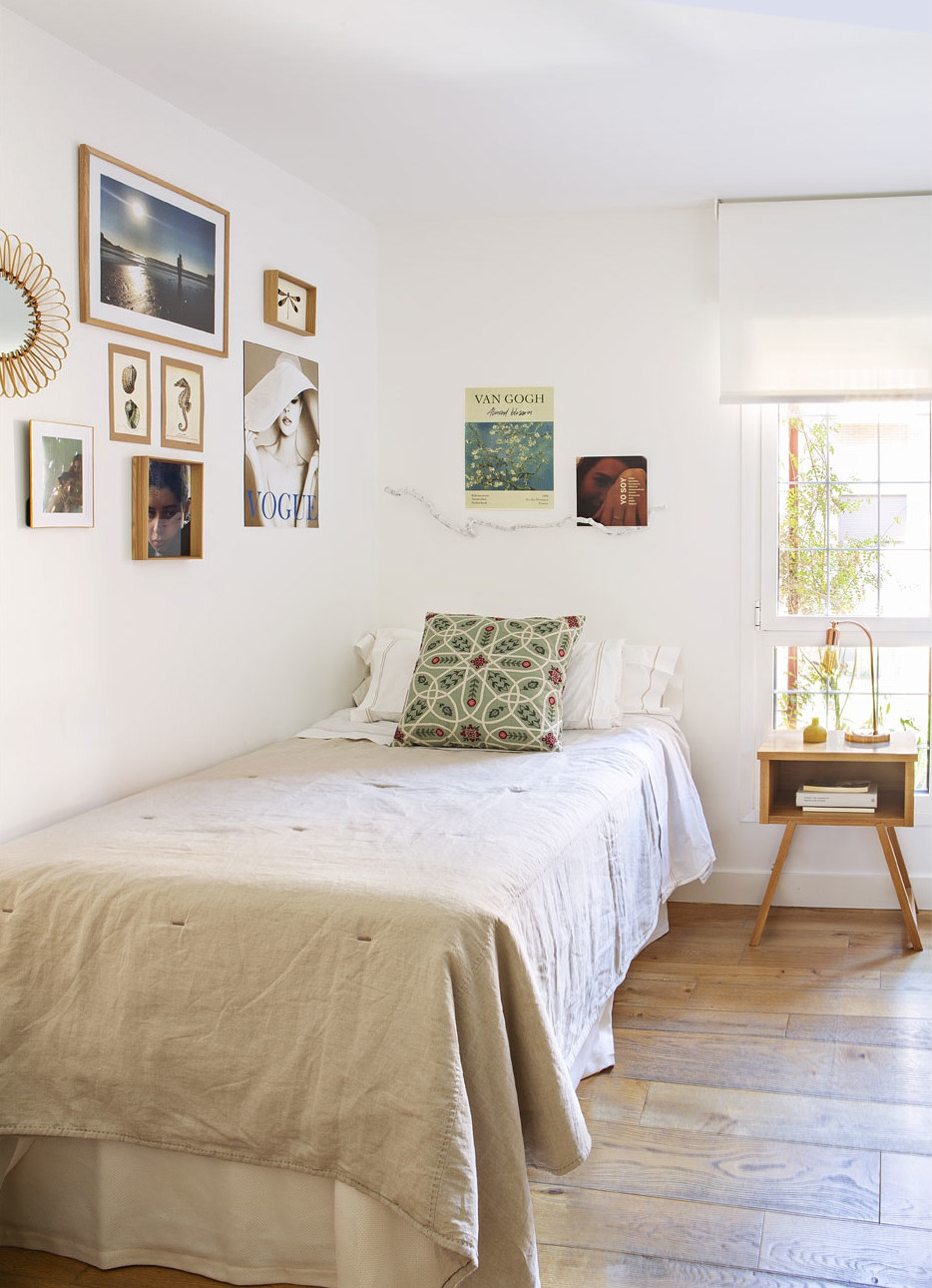 chambre blanche décoration contemporaine