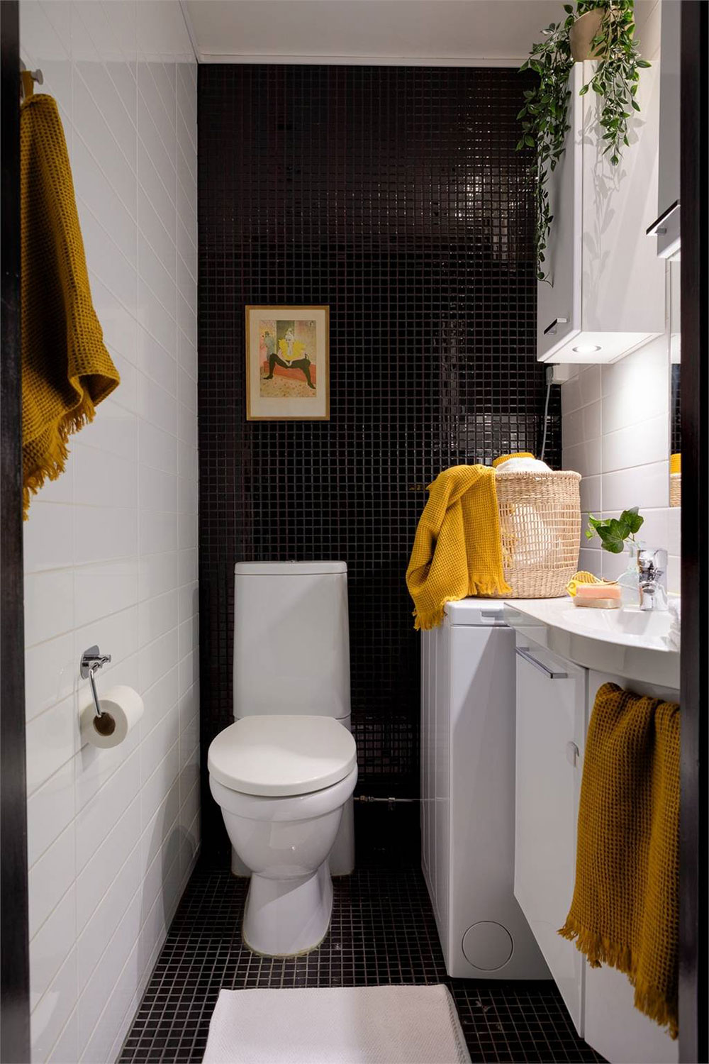 salle de bain blanche et noire salle de bain blanche et noire