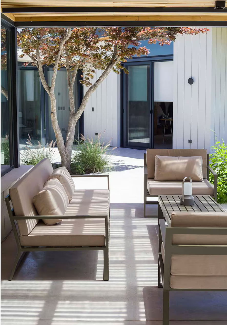 terrasse avec pergola acier terrasse avec pergola acier