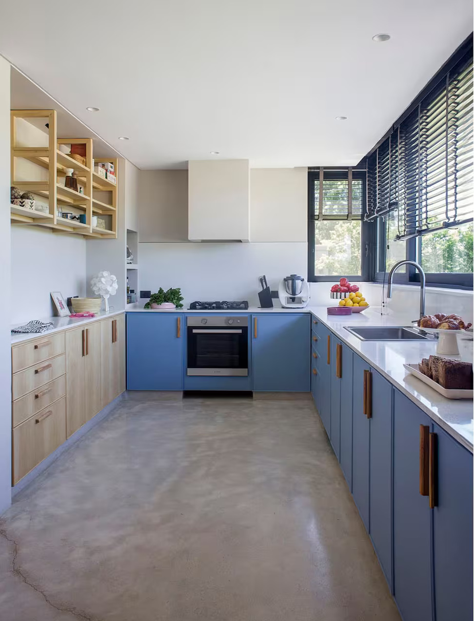 cuisine bleue maison architecte cuisine bleue maison architecte