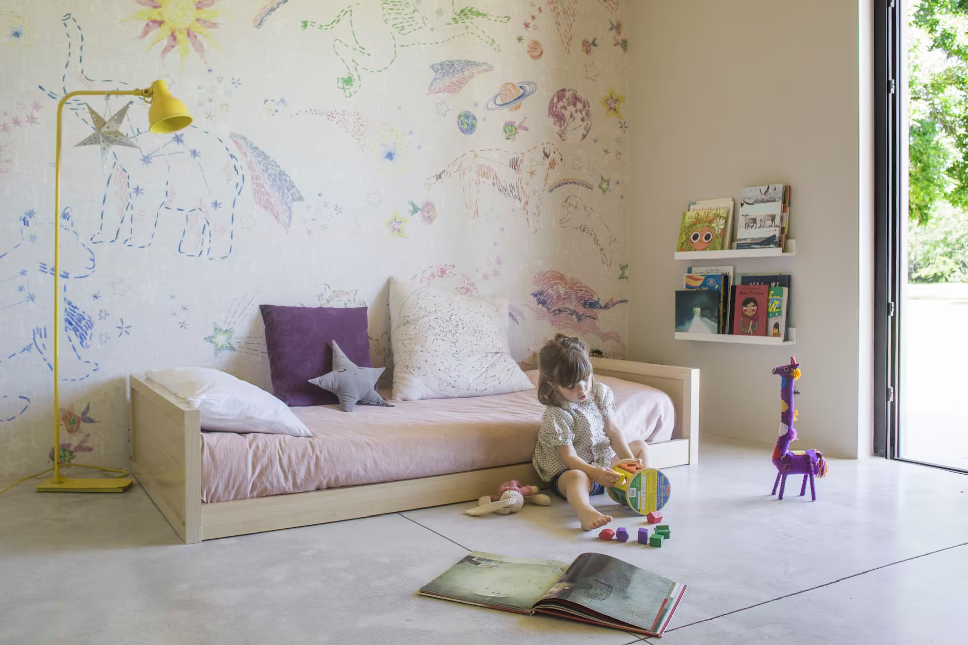 chambre enfant avec papier-peint chambre enfant avec papier-peint