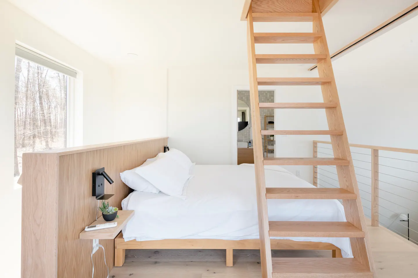 chambre minimaliste maison A-Frame chambre minimaliste maison A-Frame