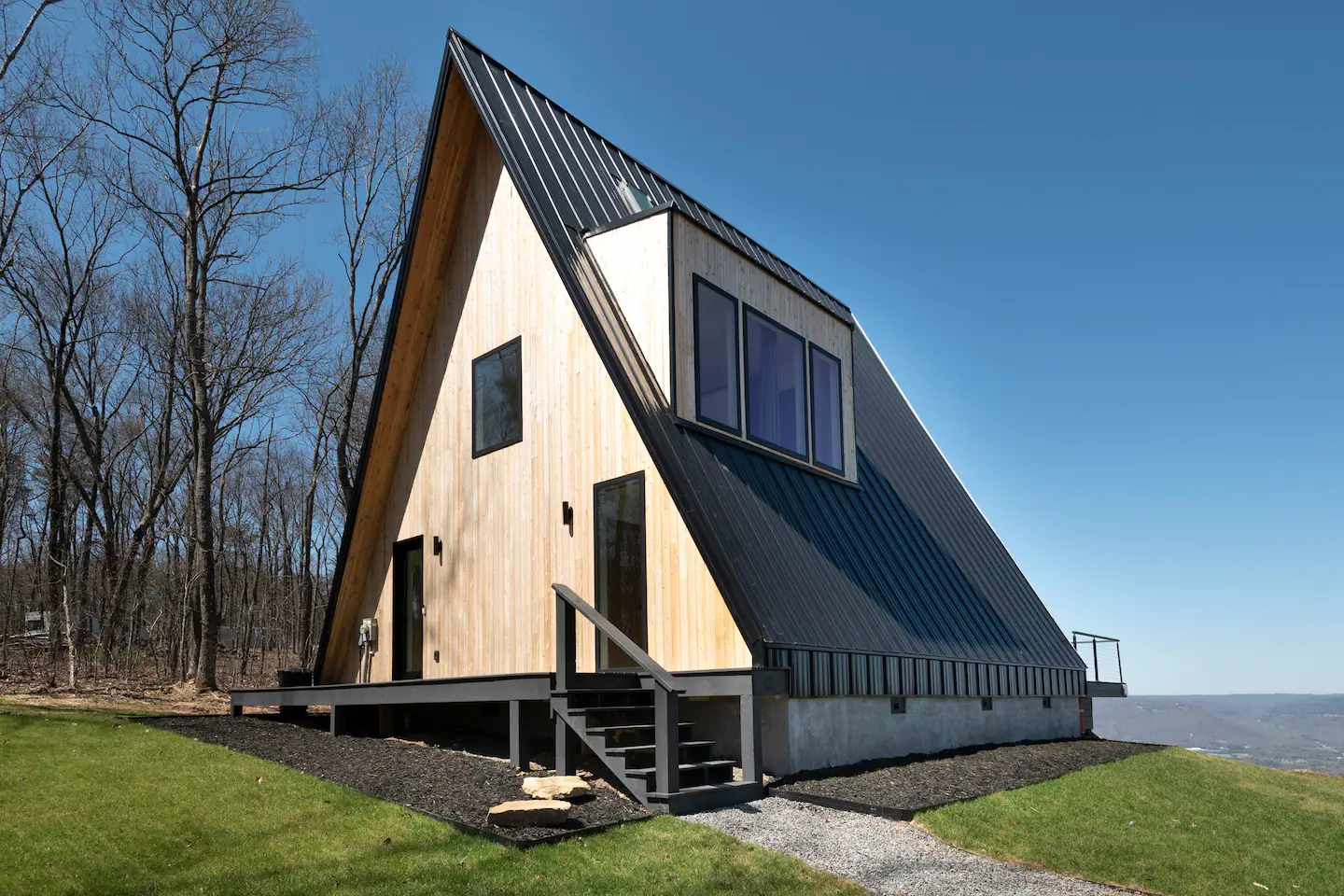 maison A-Frame moderne maison A-Frame moderne