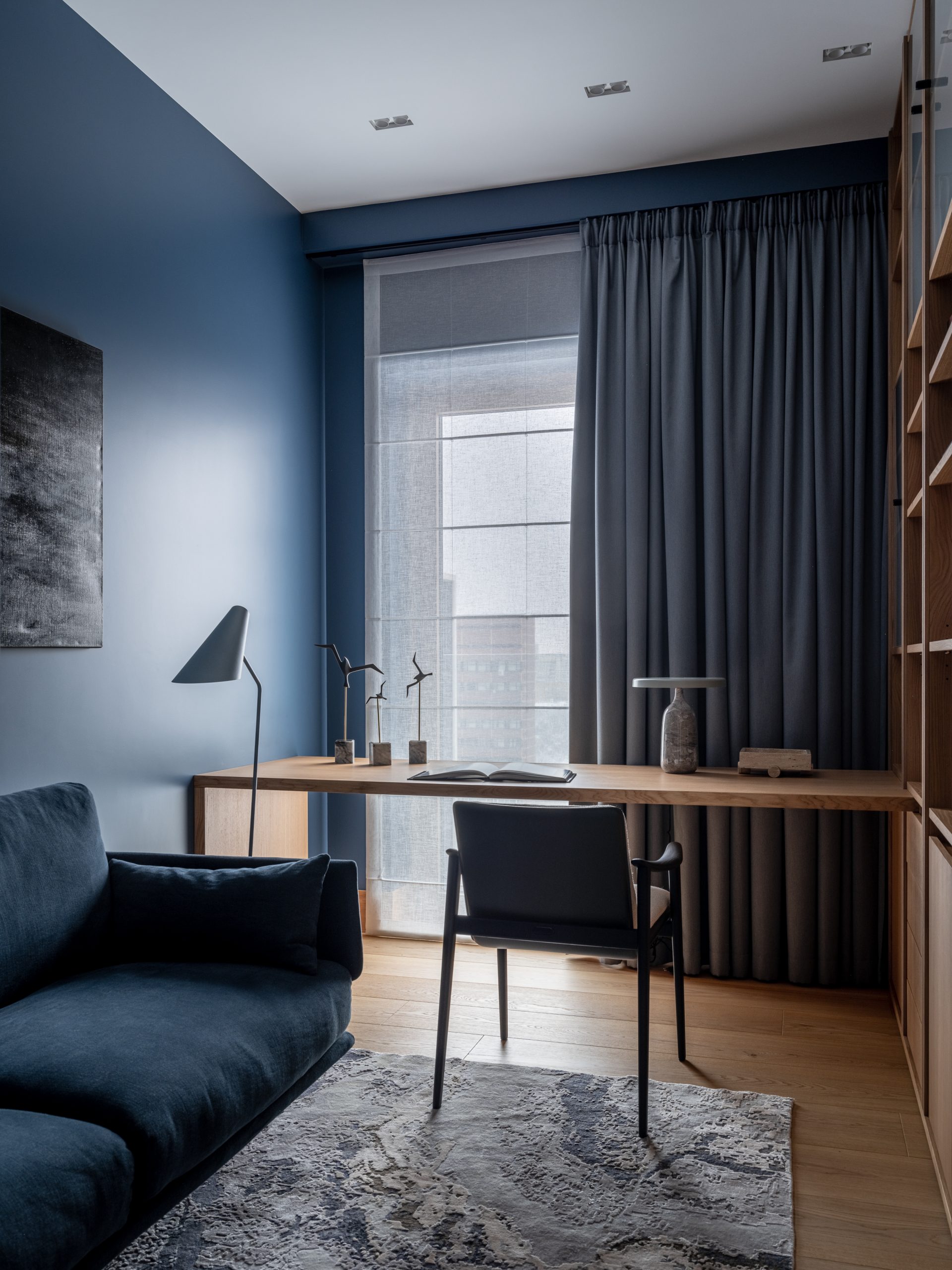 bureau murs bleus bureau murs bleus