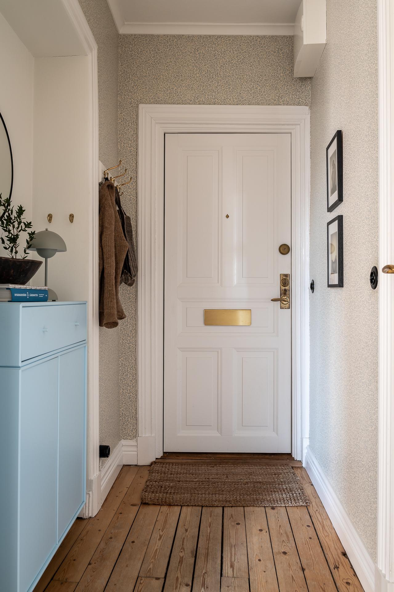 entrée studio 39m2 décoration scandinave