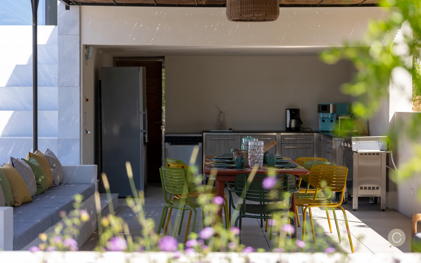 terrasse chambre maison contemporaine maison Corse terrasse chambre maison contemporaine maison Corse