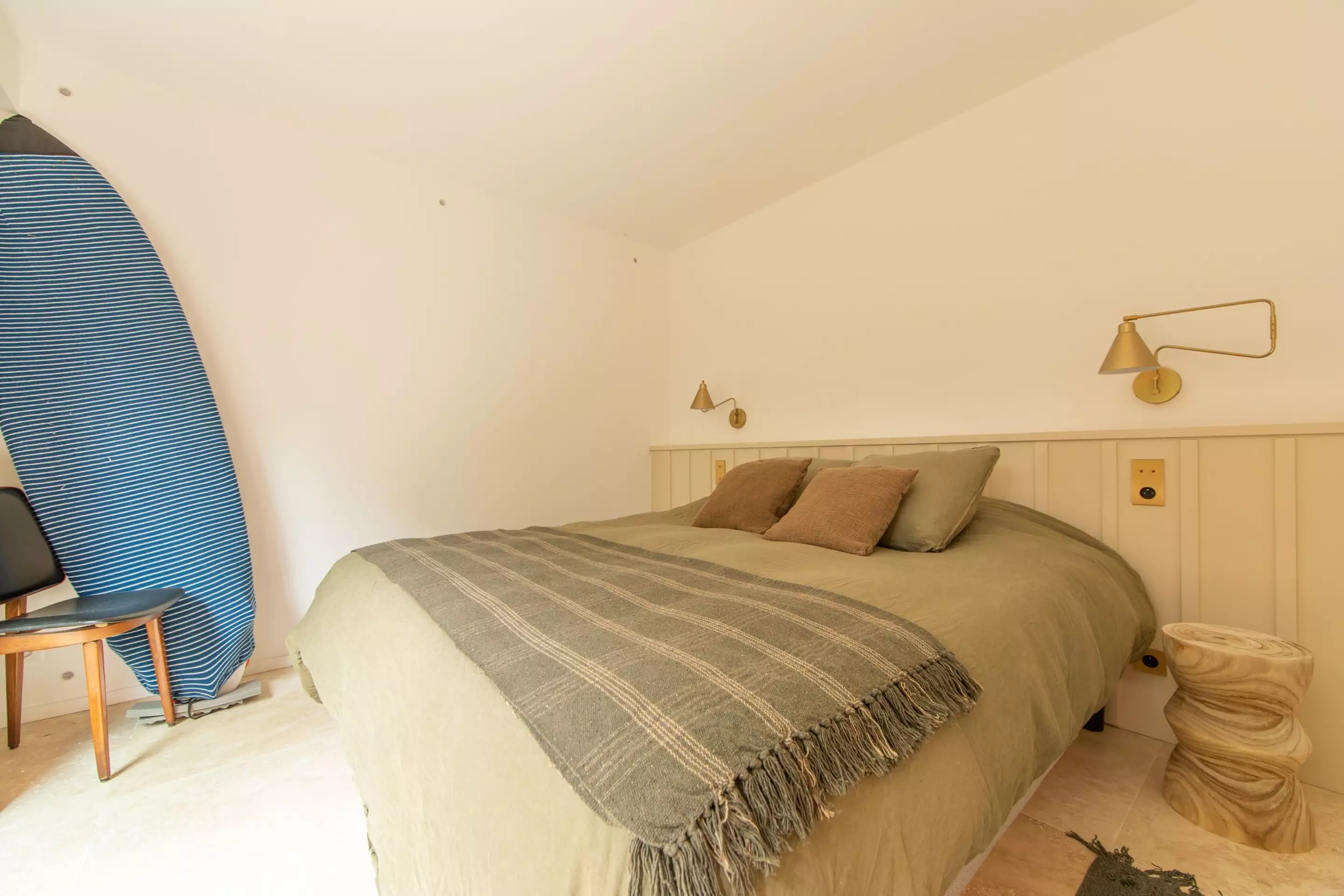 chambre décoration contemporaine villa Astoria le Cap Ferret