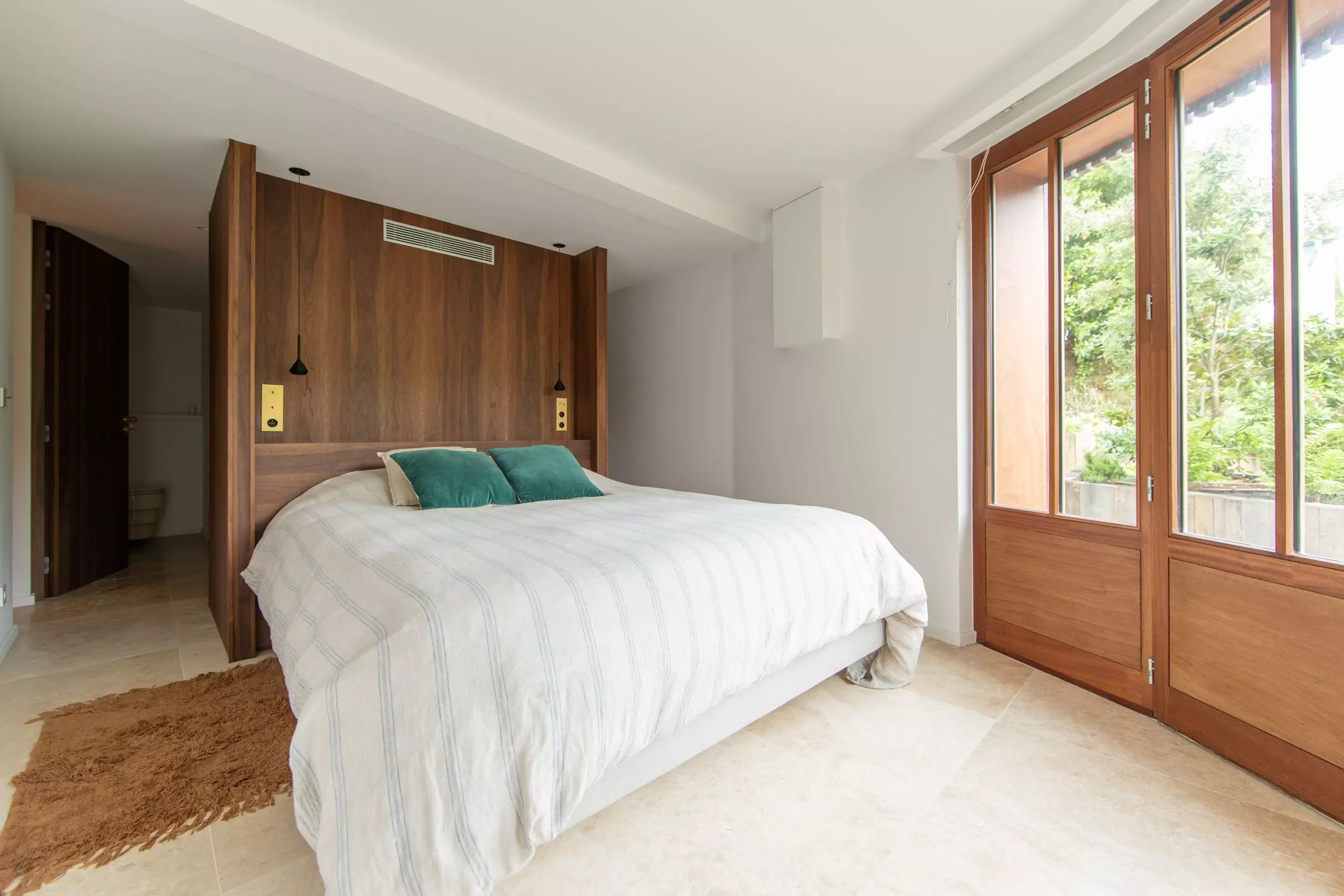 chambre décoration contemporaine villa Astoria le Cap Ferret