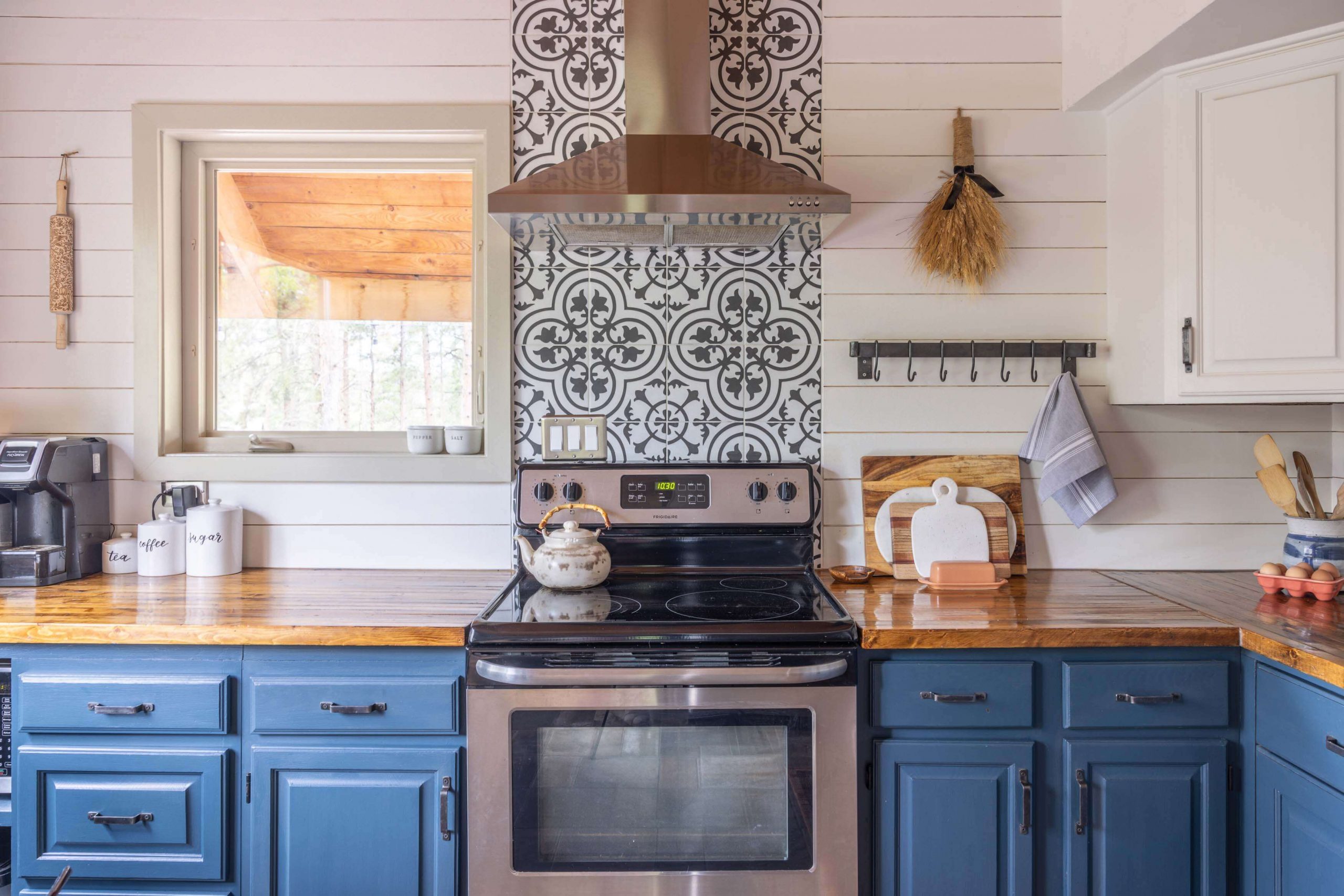 cuisine bleue rustique cuisine bleue rustique