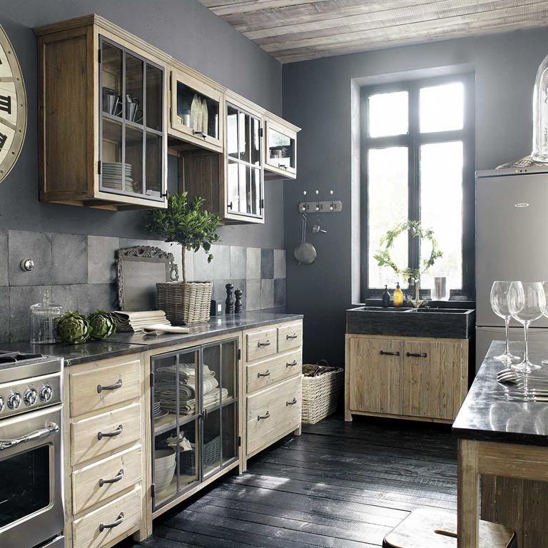 cuisine rustique et industrielle cuisine rustique et industrielle