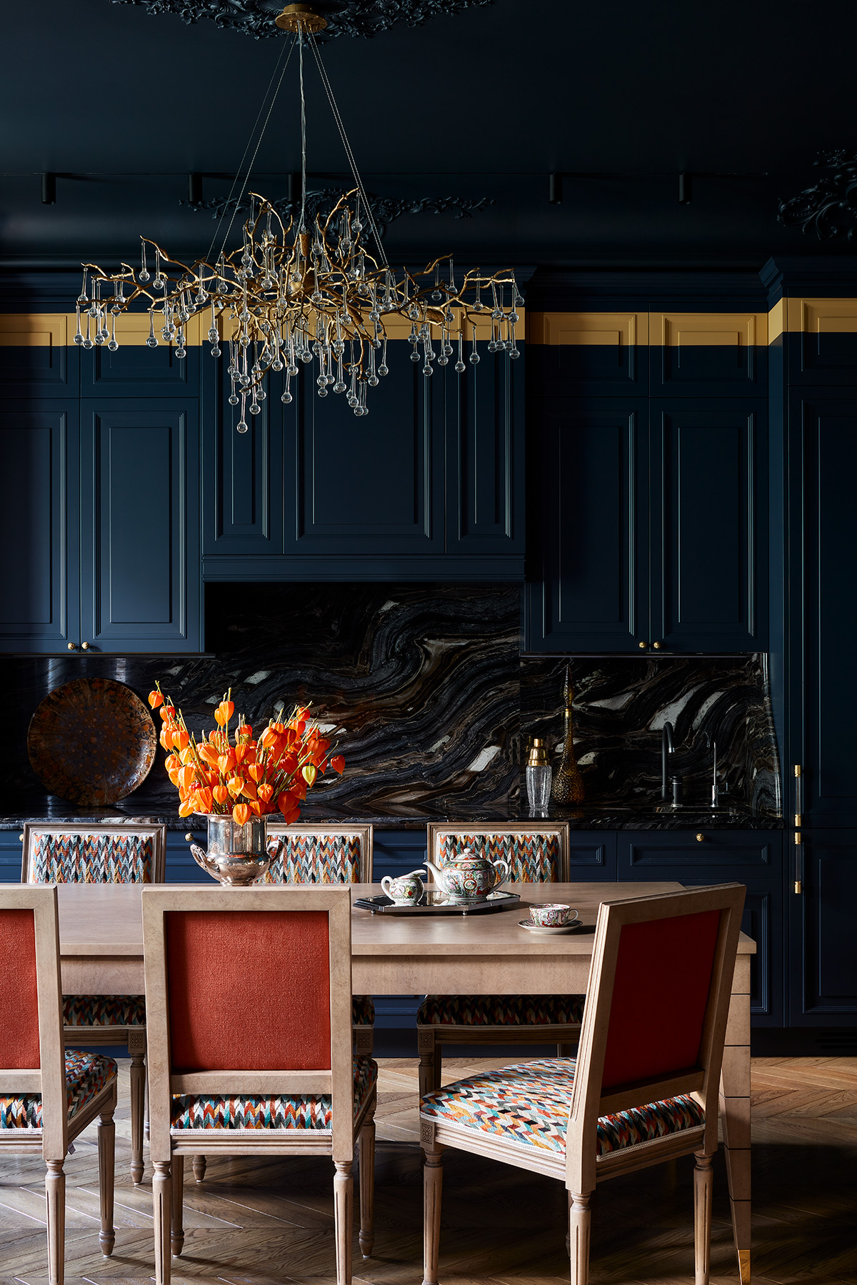 cuisine décoration classique chic colorée cuisine décoration classique chic colorée