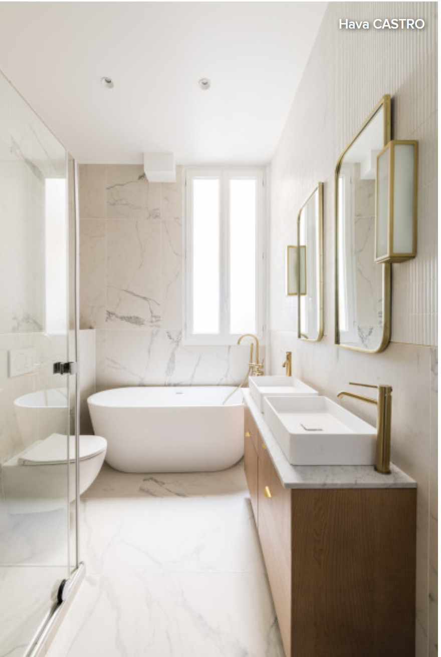 salle de bain blanche et bois décoration contemporaine salle de bain blanche et bois décoration contemporaine