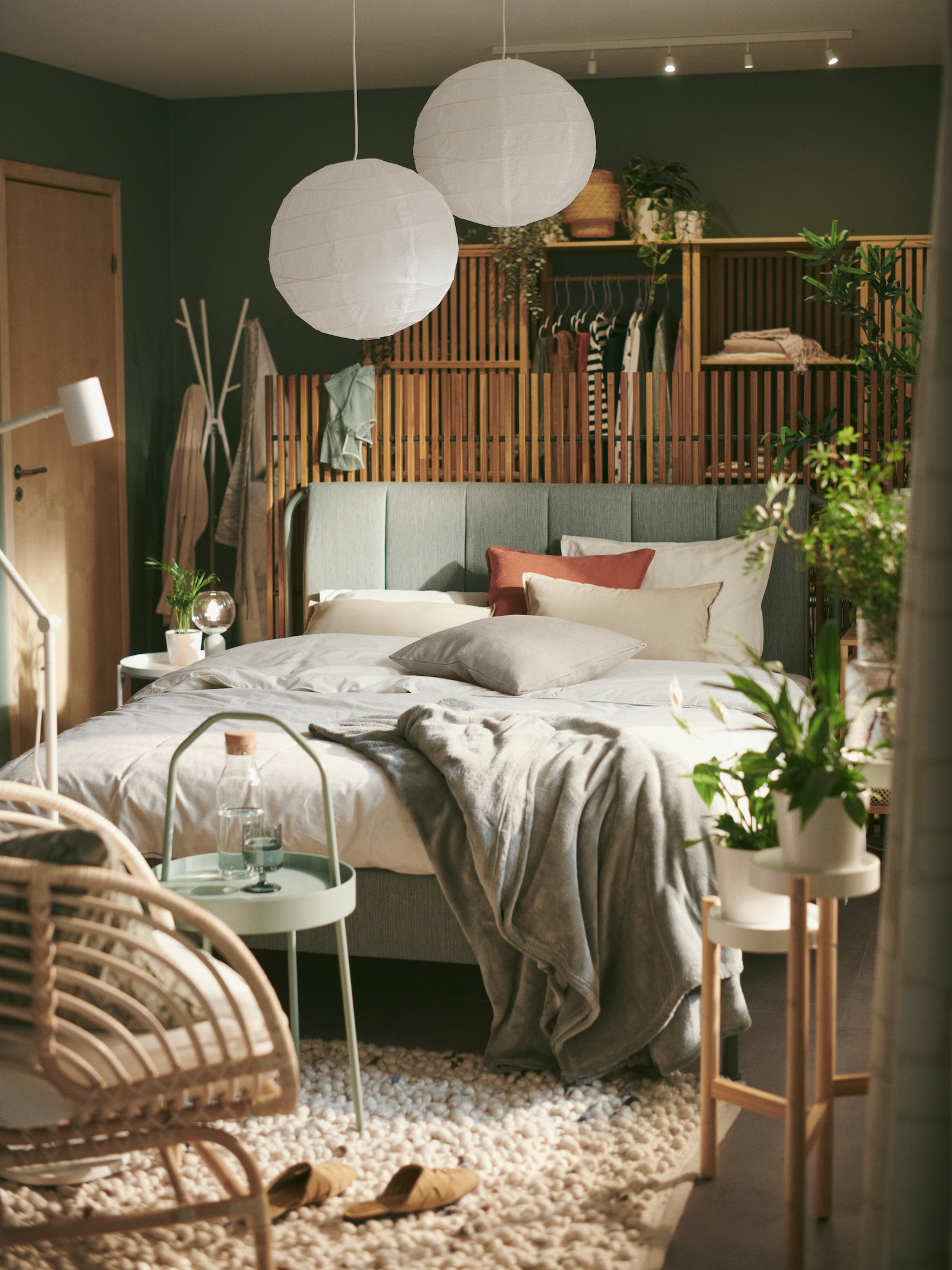 chambre IKEA décoration nature