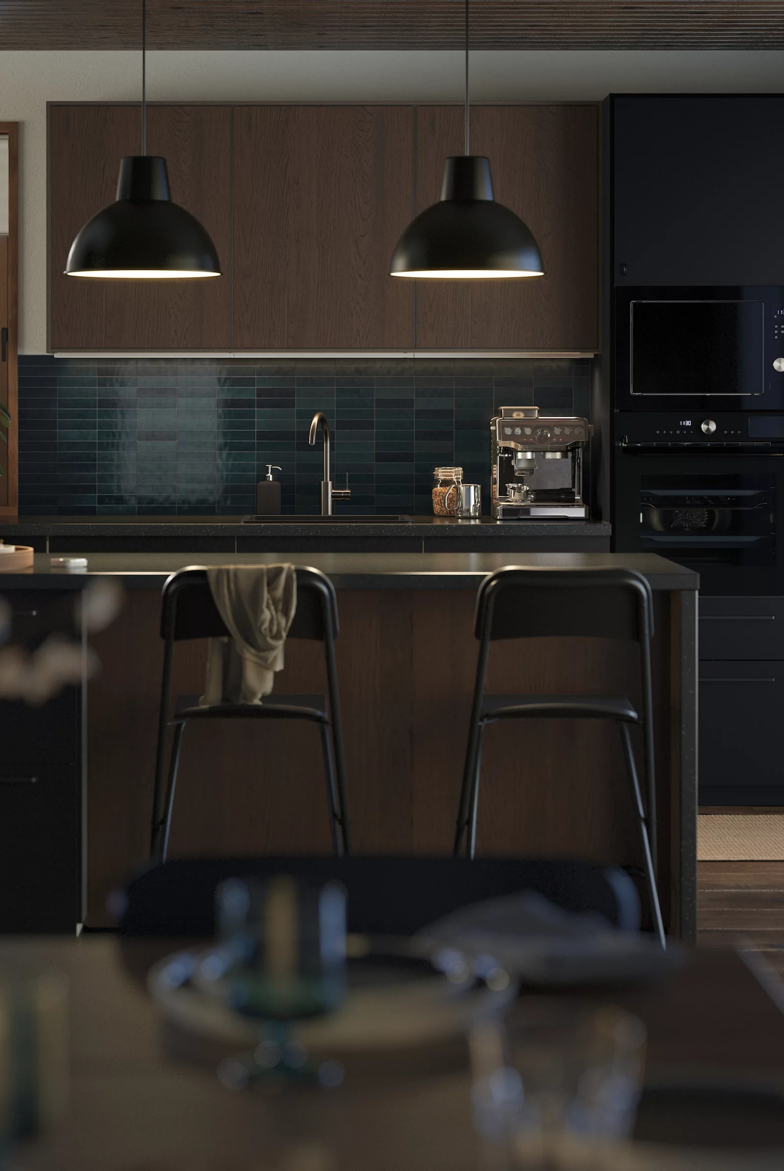 cuisine IKEA couleur noyer cuisine IKEA couleur noyer